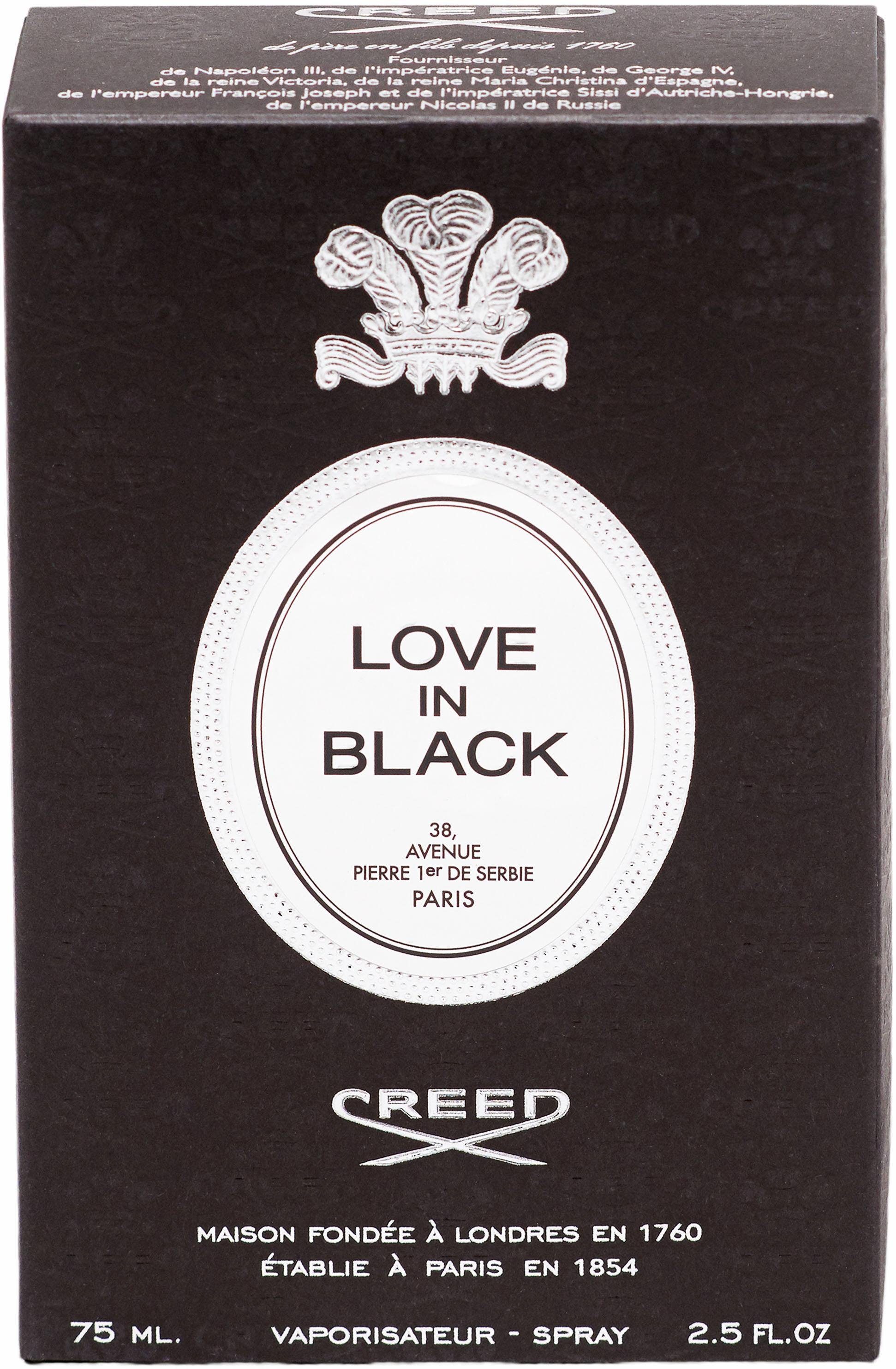 Creed Eau de Parfum Love in Black, mit eleganter und geheimnisvoller Ausstrahlung