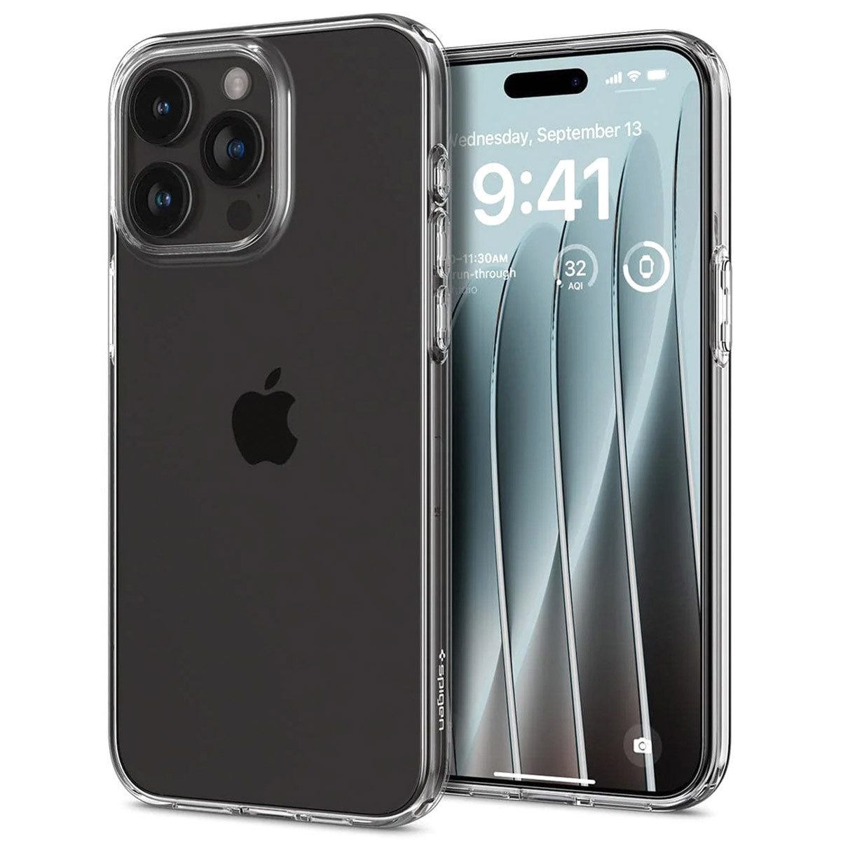 Spigen Backcover Spigen Liquid Crystal Case für das Apple iPhone 15 Pro Max - Transpare