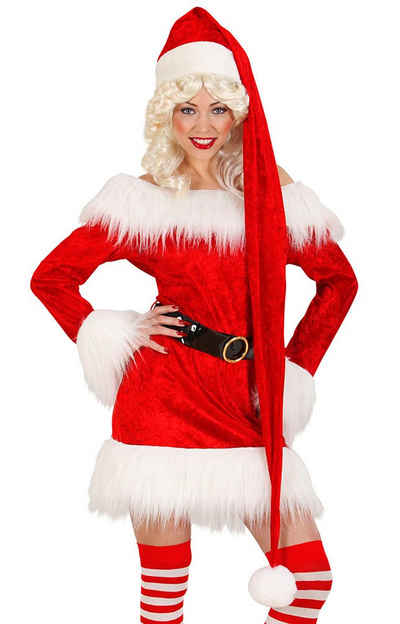 Karneval-Klamotten Kostüm Riesen Weihnachtsmütze Nikolaus Mütze Erwachsene, Weihnachtsmann Mütze für Weihnachten