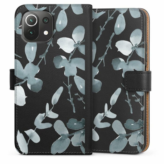 DeinDesign Handyhülle Eukalyptus Muster Blume Eukalyptus pattern ohne Hintergrund Xiaomi Mi 11 Lite 5G NE Hülle Handy Flip Case Wallet Cover