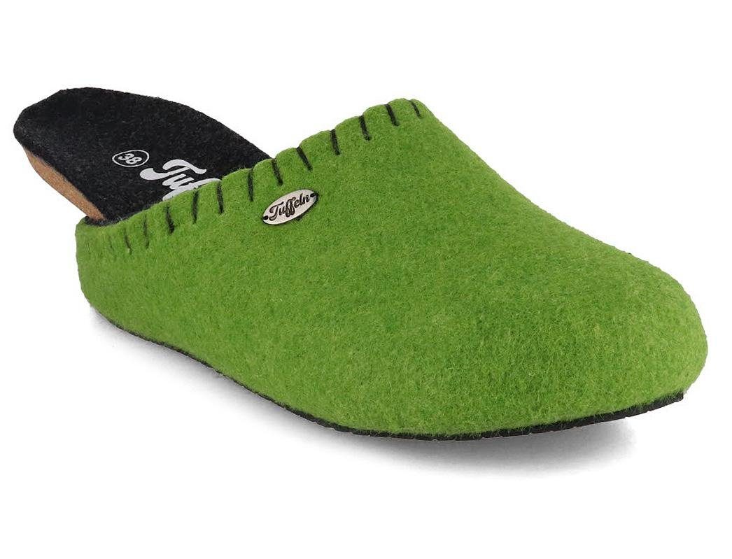 Tuffeln Filzpantoffeln Auszeit Hausschuh mit herausnehmbarem Korkfußbett