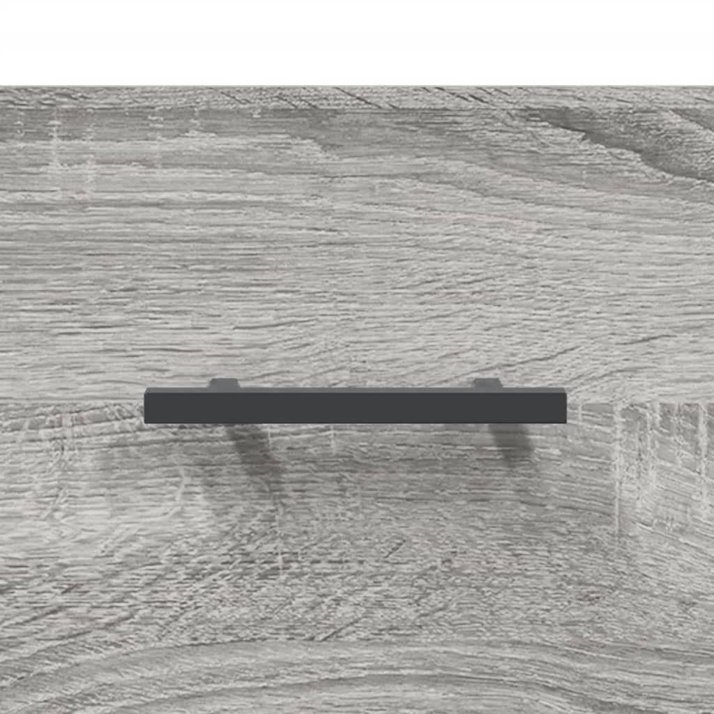 (1-St) Fächerschrank Grau cm Wandschrank Holzwerkstoff vidaXL Sonoma 60x36,5x35