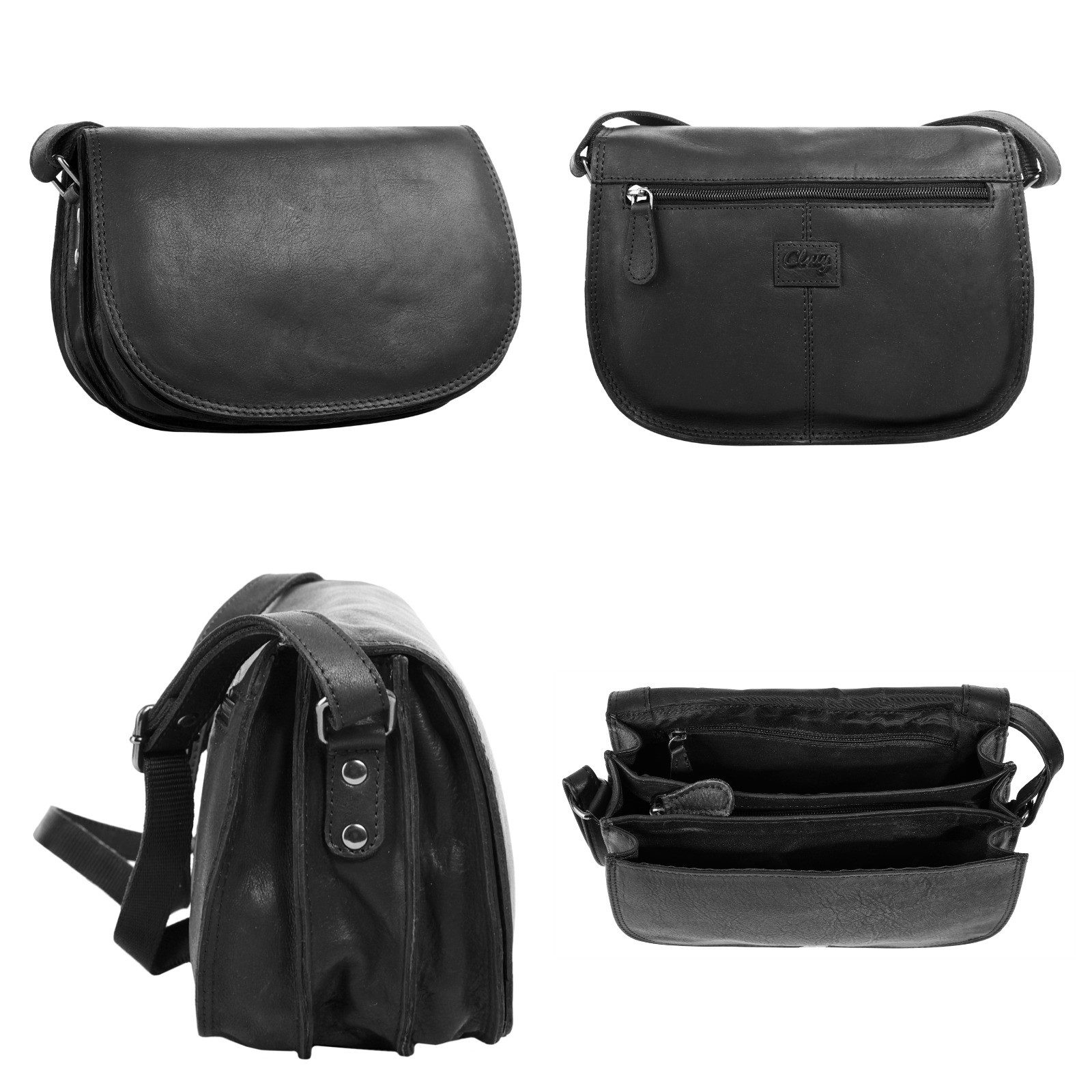 Cluty Umhängetasche, echt Leder günstig online kaufen