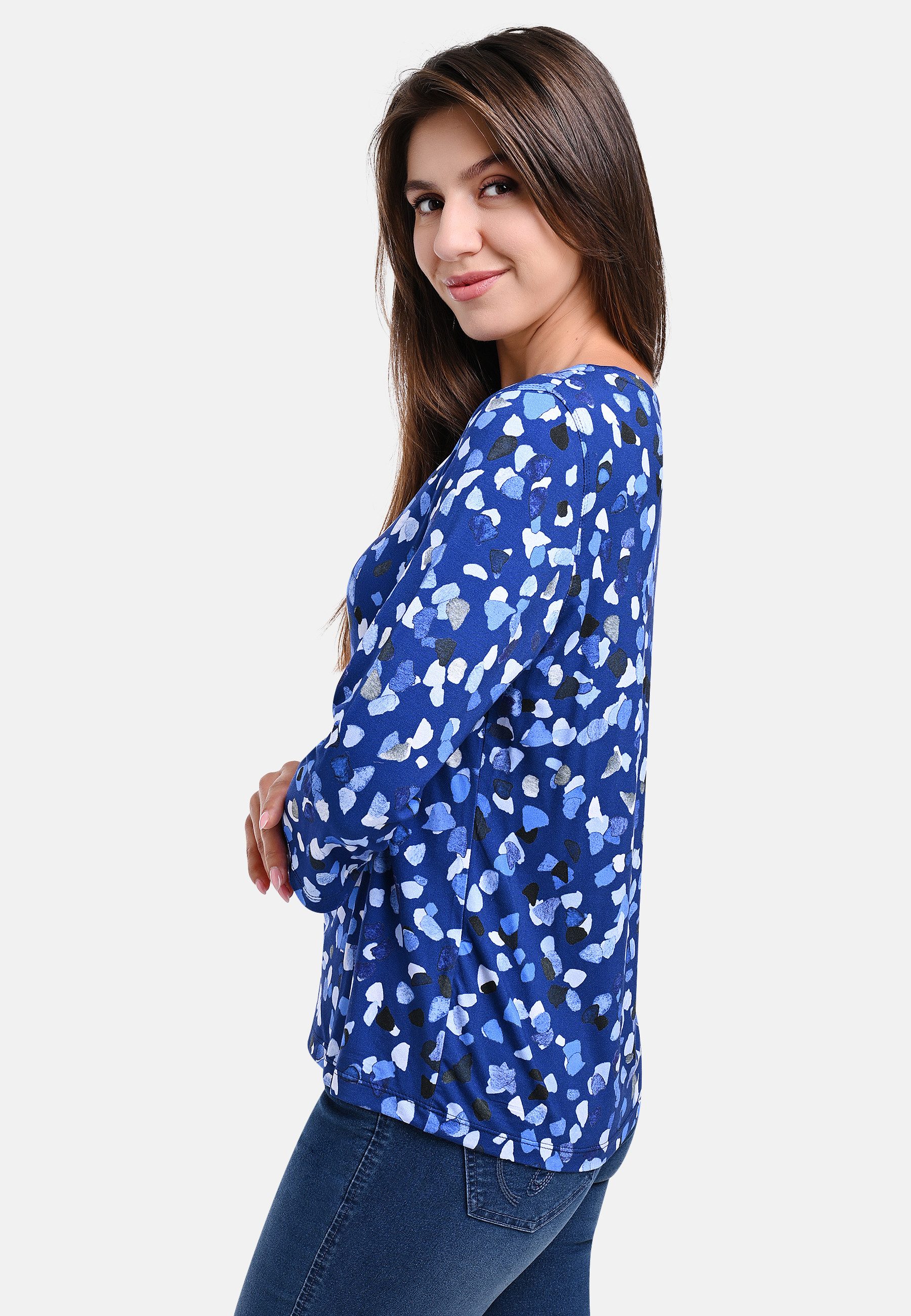 BICALLA T-Shirt Shirt mit Terrazzo-Print in günstig online kaufen