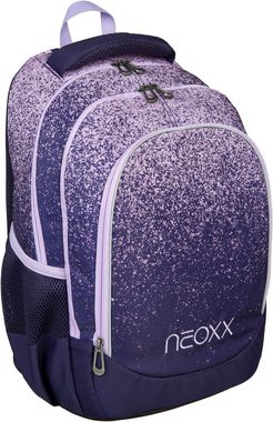 neoxx Schulrucksack Fly Schulrucksack und Catch Schlamperbox, Glitterally perfect (Set, 2), aus recycelten PET-Flaschen