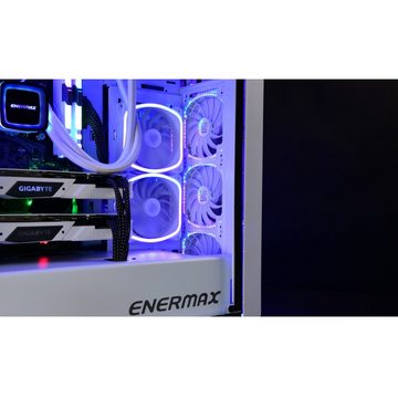 Enermax Gehäuselüfter SquA RGB White