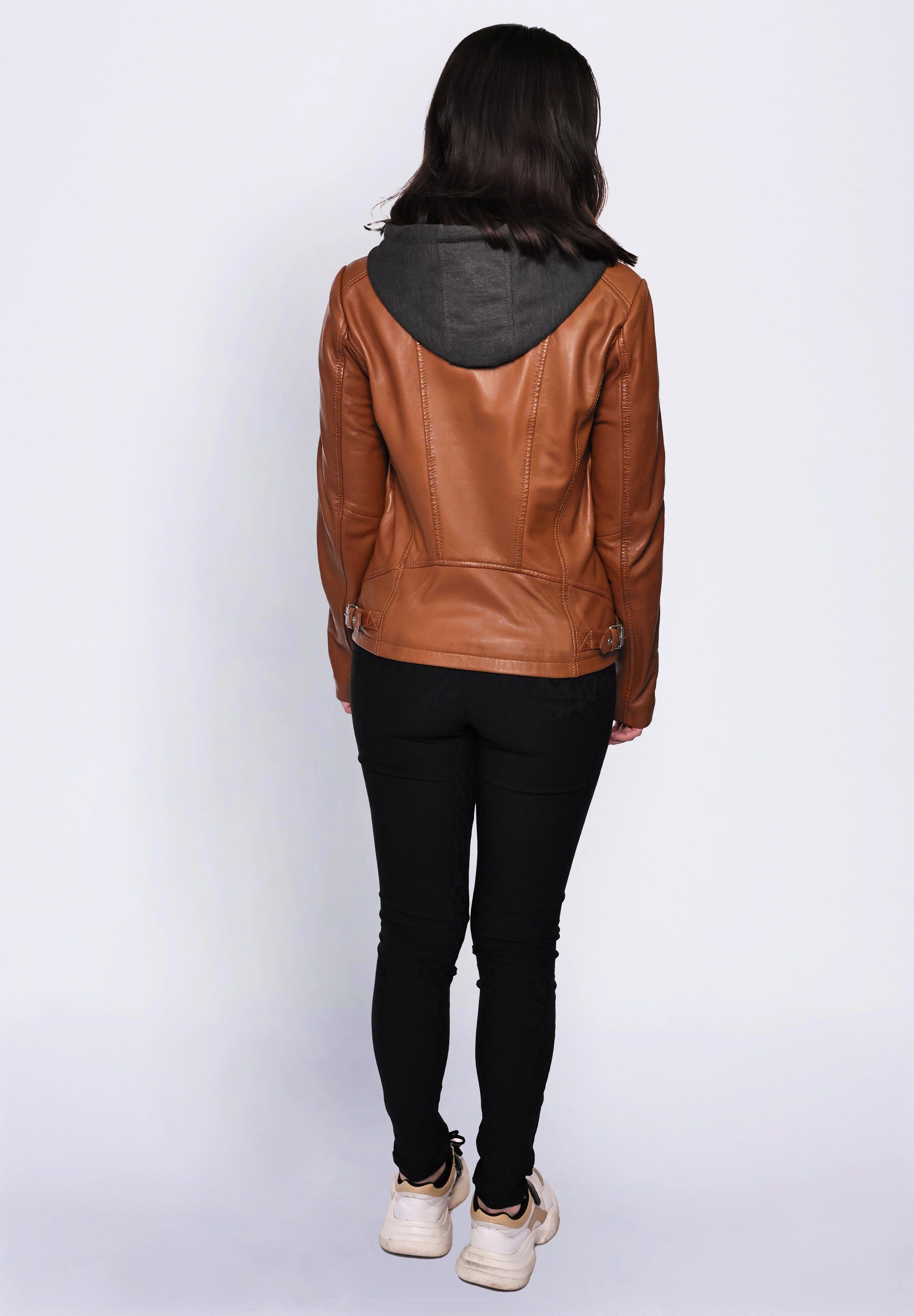 MUSTANG Lederjacke 31020256 cognac