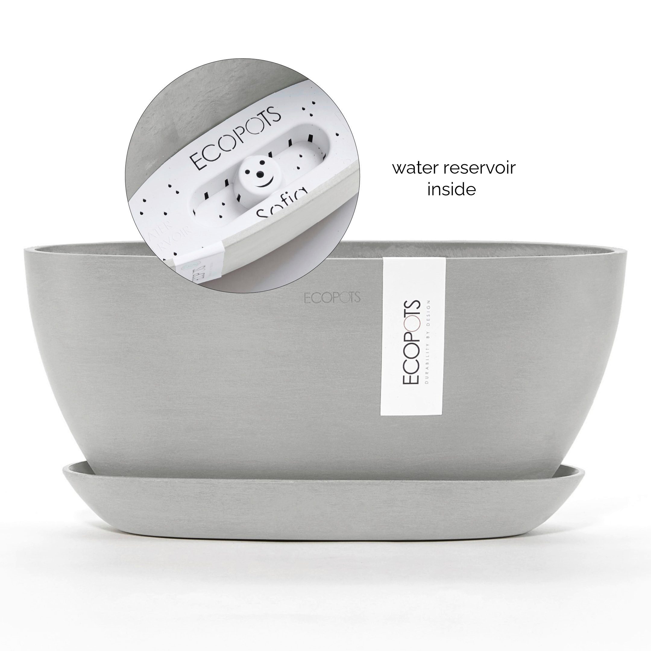 ECOPOTS Blumentopf Sofia (Set), mit passendem günstig online kaufen