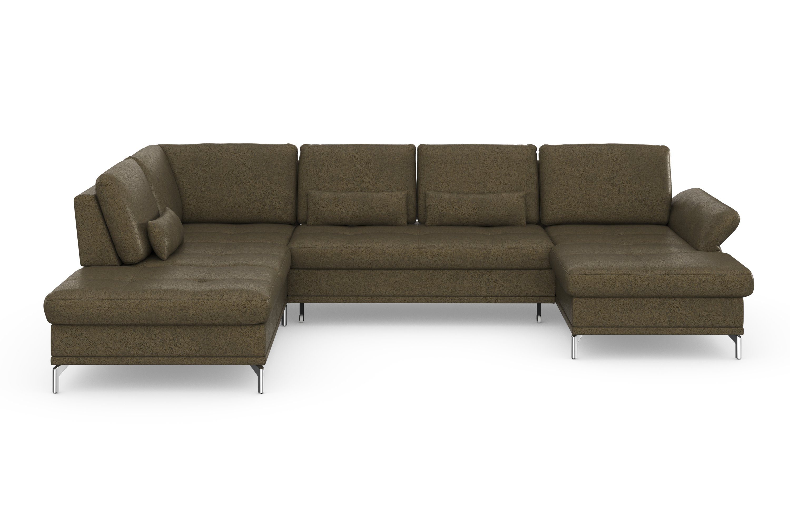 INOSIGN Wohnlandschaft "Palm Beach U-Form" Federkern, mit Sitztiefenverstel günstig online kaufen