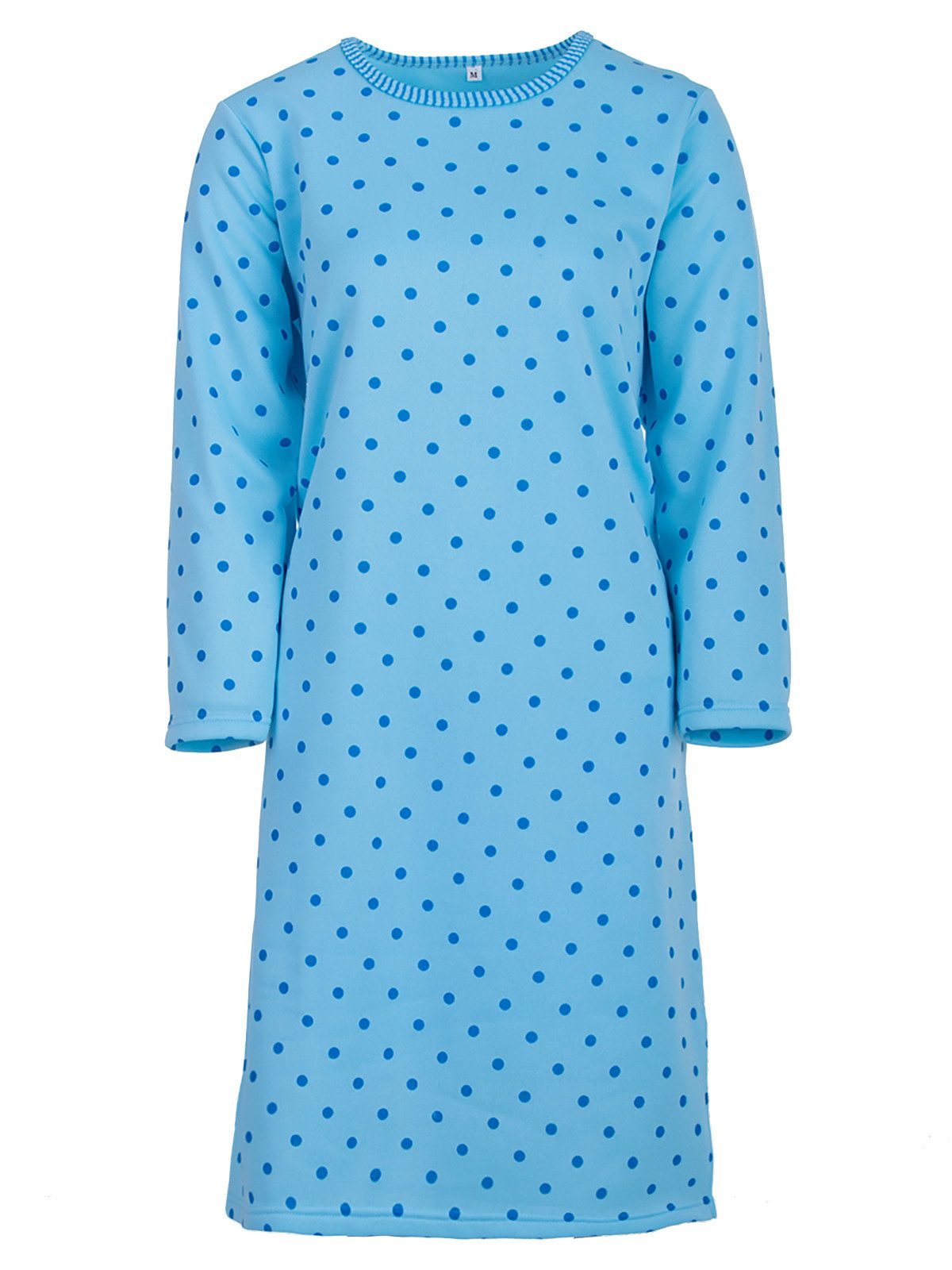 Lucky Nachthemd Thermo Nachthemd - Punkte