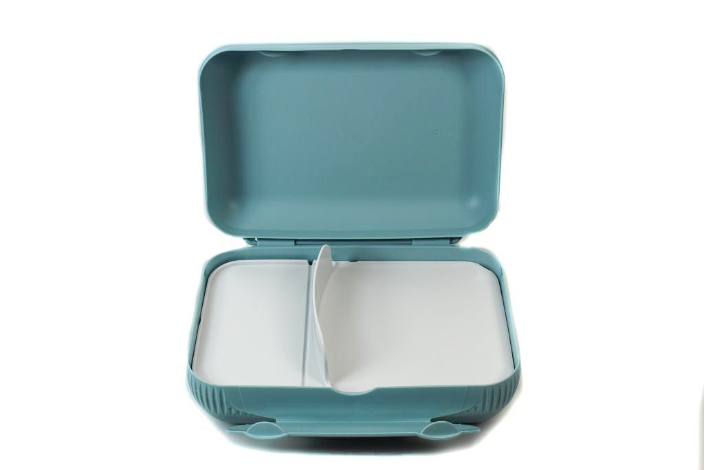 TUPPERWARE Lunchbox Lunch-Box Hellblau weiß Brotbox Sandwich Dose | Lunchboxen