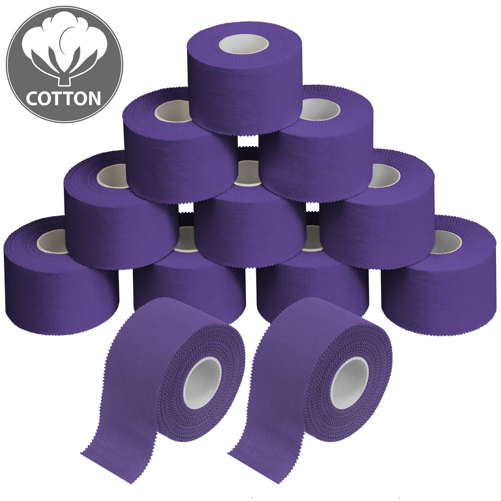 ALPIDEX Bandage 12 x ALPIDEX Sport-Tape 3,8 cm x 10 m in 10 verschiedenen Farben