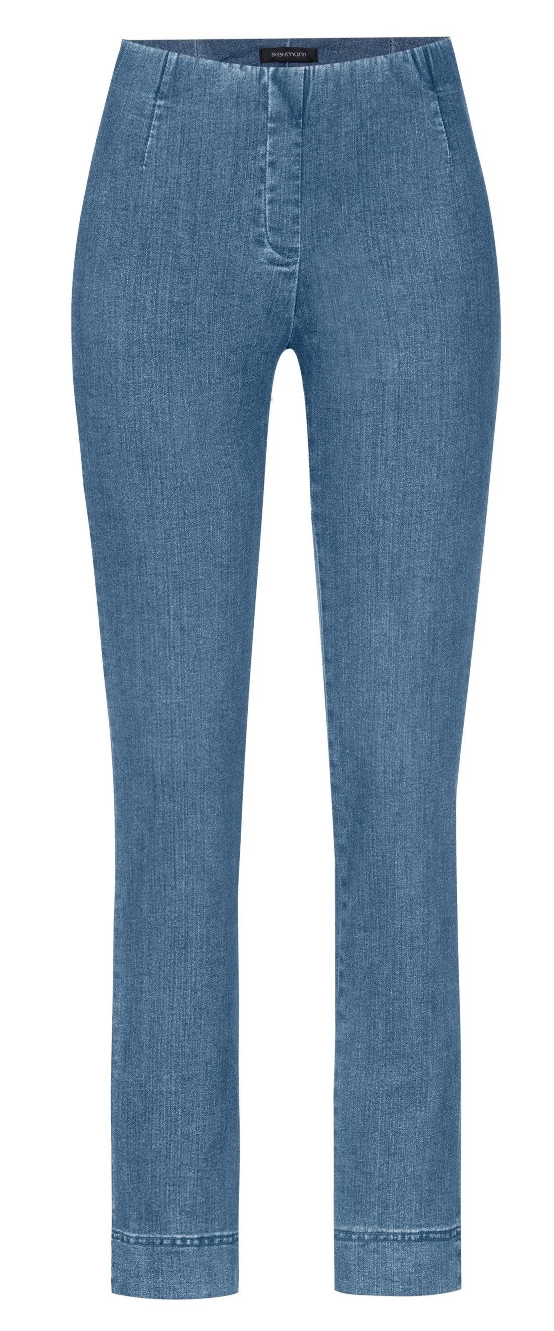 Stehmann Schlupfjeans Stehmann, Ina-760W Schlupf-Jeans mit seitlichen Schlitzen