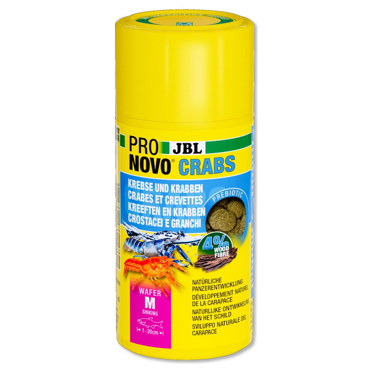 JBL GmbH & Co. KG PRONOVO CRABS WAFER, Nahrungsergänzungsmittel für: Fische