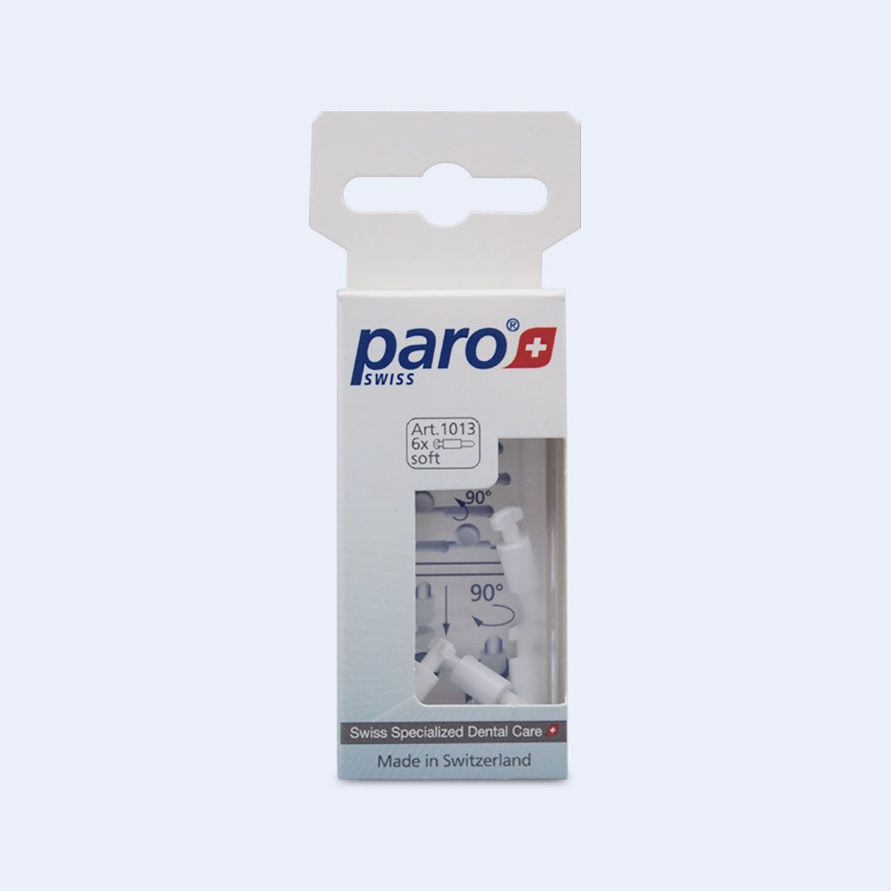 paro Aufsteckbürsten interspace brush f Ersatz-Einbüschelbürsten soft, 6 Stück
