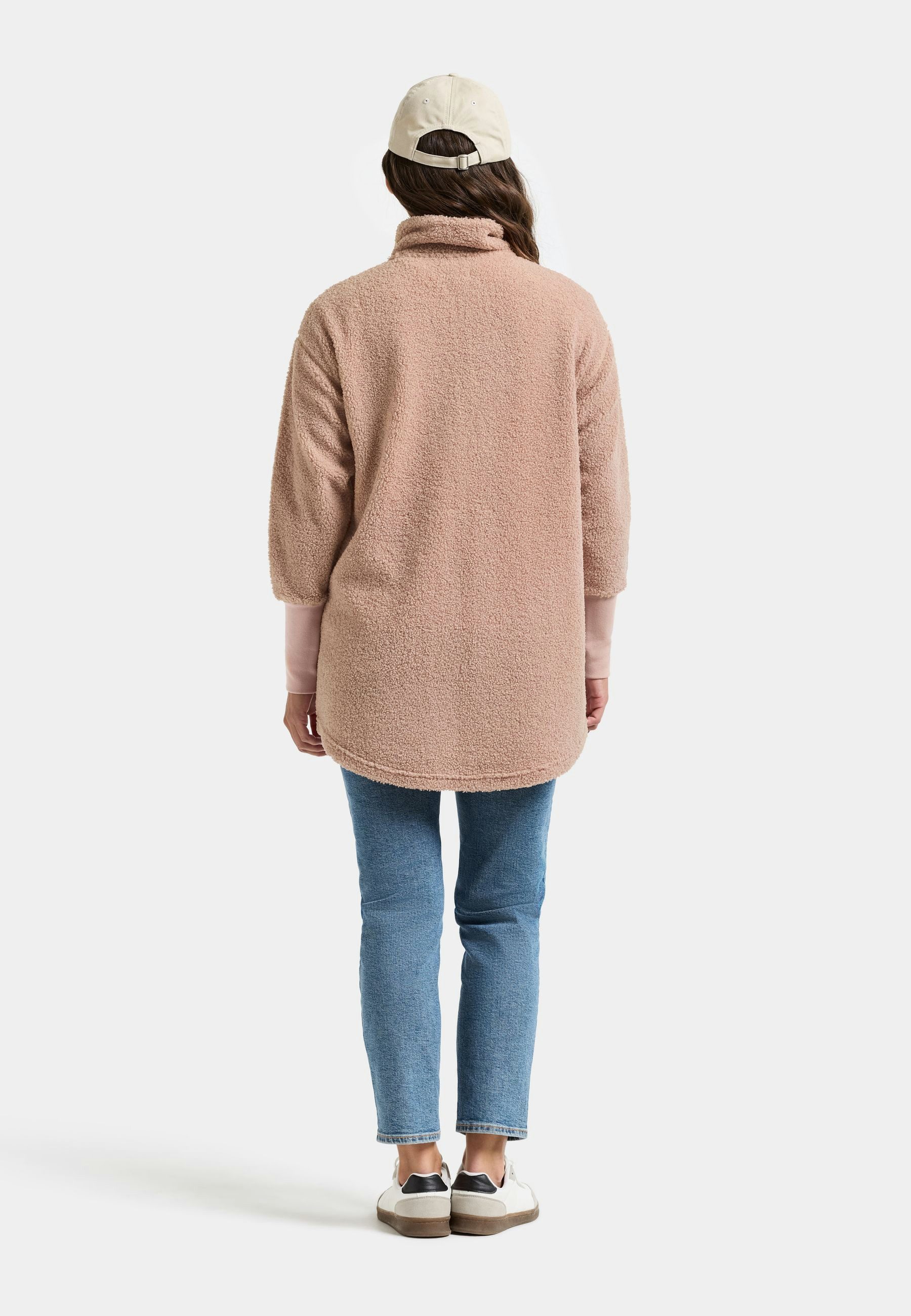 Didriksons Plüschjacke Damen Pile Teddy TOLA mit Taschen