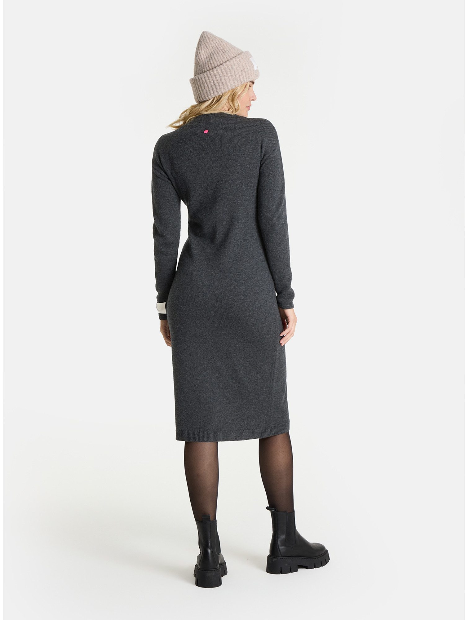 Lieblingsstück Strickkleid LillemorL mit kurzem Stehkragen