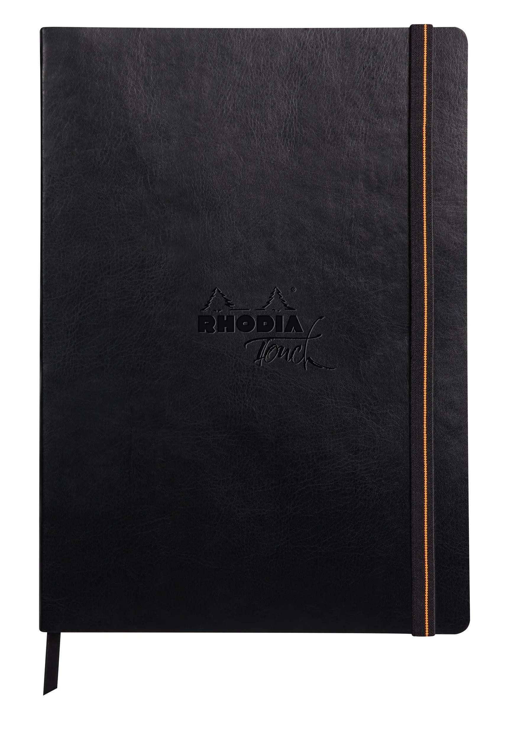 Rhodia Einsteck-Fotoalbum Touch Bristol book soft A4 32 Blatt blanko 205g - Schwarz 116115C, Bristol Book