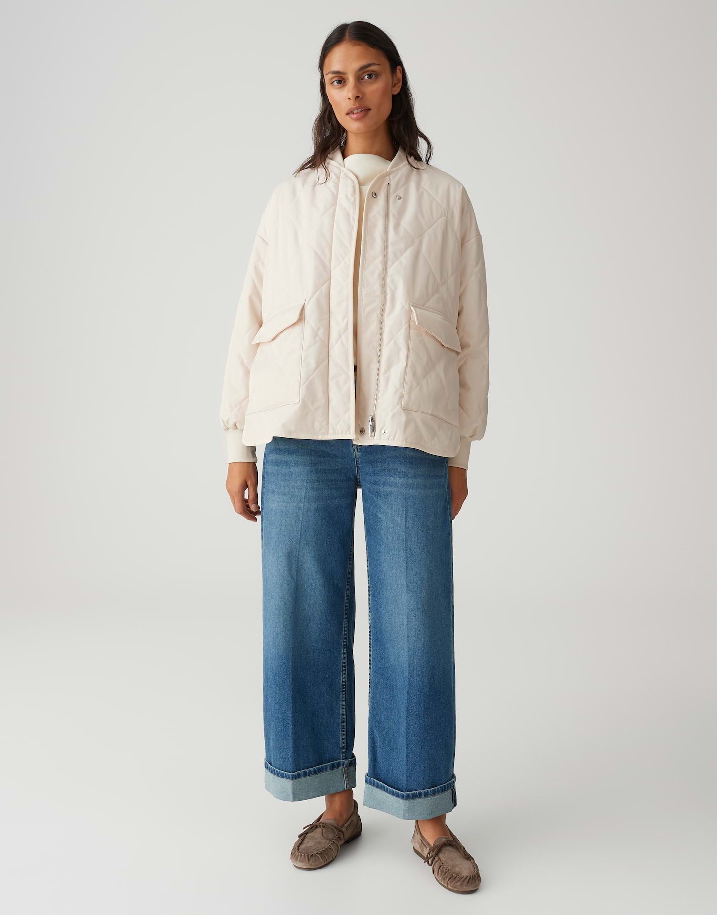 OPUS Winterjacke HELLSY mit Steppung Weite Passform, leicht ausgestellter Schnitt, überschnittene Schulter