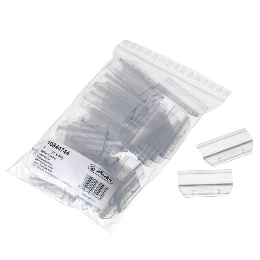 Herlitz Etikett 50 herlitz Vollsichtreiter transparent