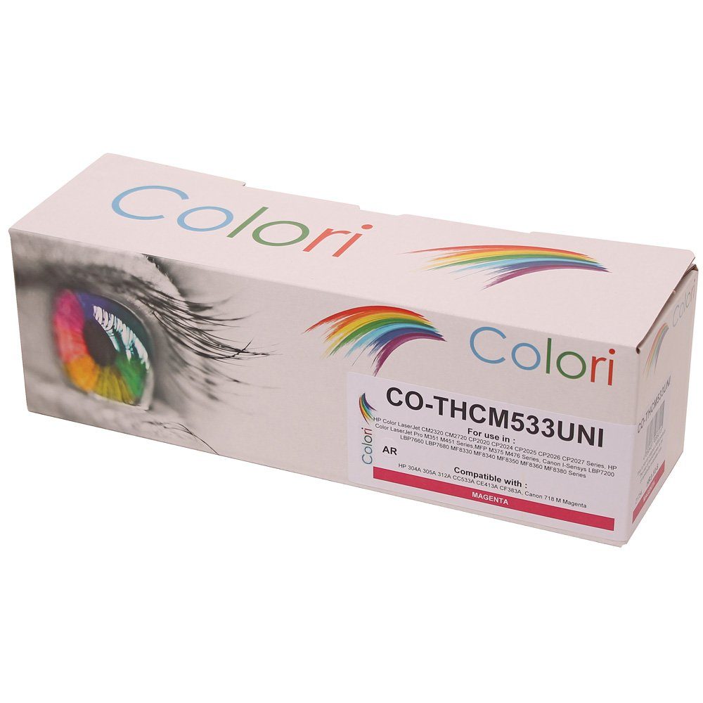 Colori Tonerkartusche, Kompatibler Toner für Canon 718 Magenta für LBP-7200 LBP-7200c LBP-7200cdn LBP-7200cn LBP-7210cdn LBP-7660cdn LBP-7680cdn LBP-7680cx MF-724cdw MF-726cdw MF-728cdw MF-729cdw MF-729cx MF-833 von Colori