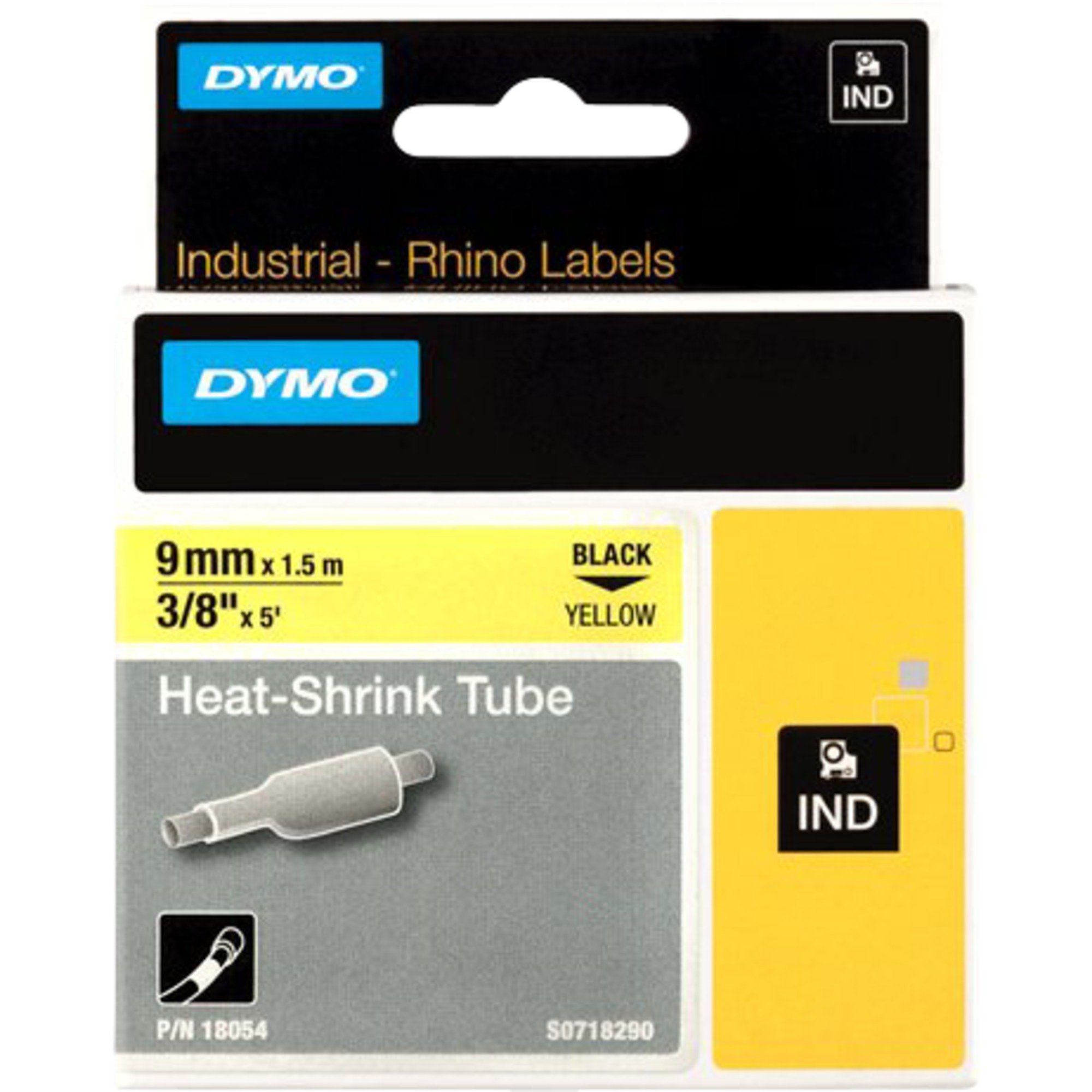 DYMO Etiketten Dymo Rhino ORIGINAL IND Heißschrumpfschlauch 9mm x