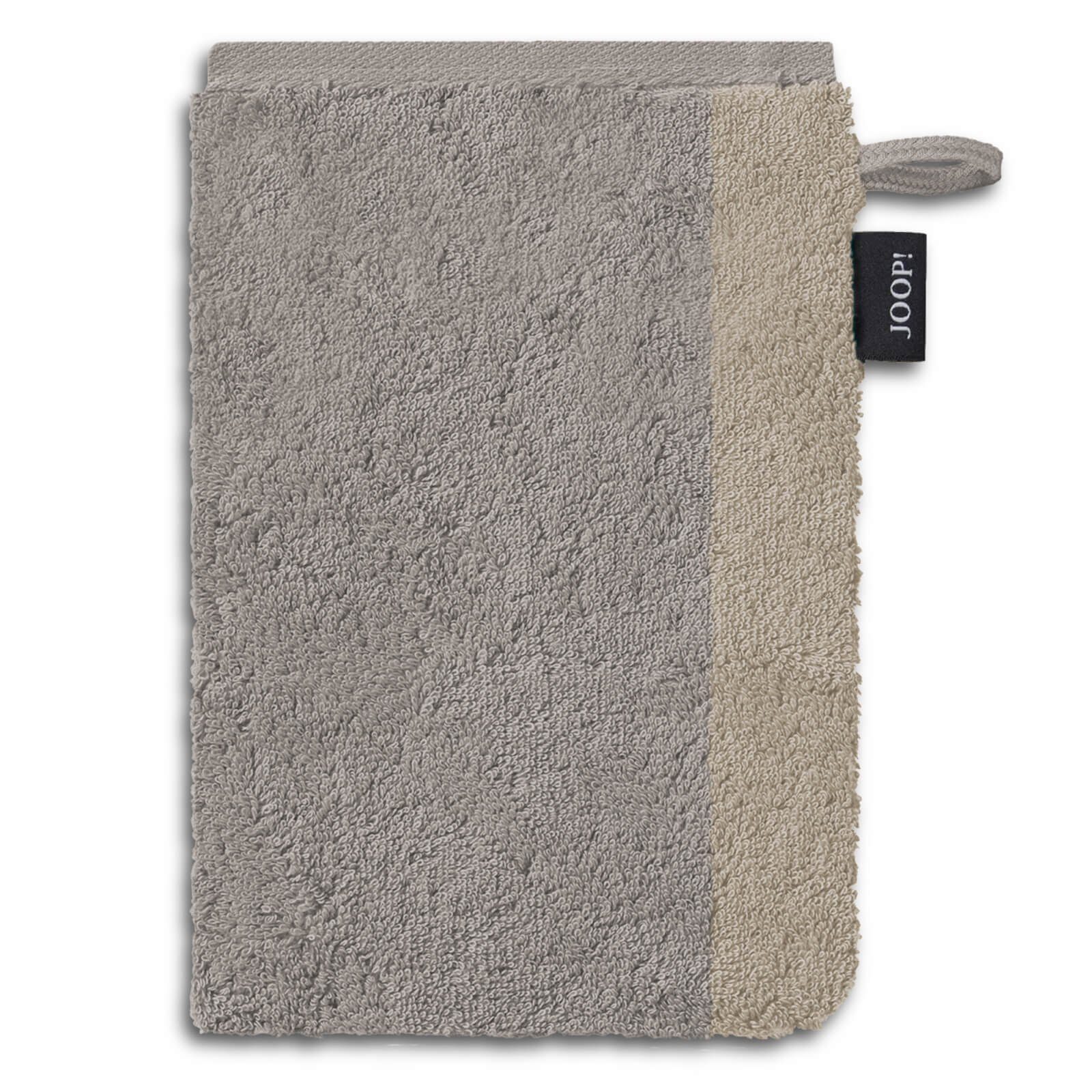 JOOP! Handtuch Waschhandschuh Tone Doubleface Platin 1689 77, Walkfrottier günstig online kaufen