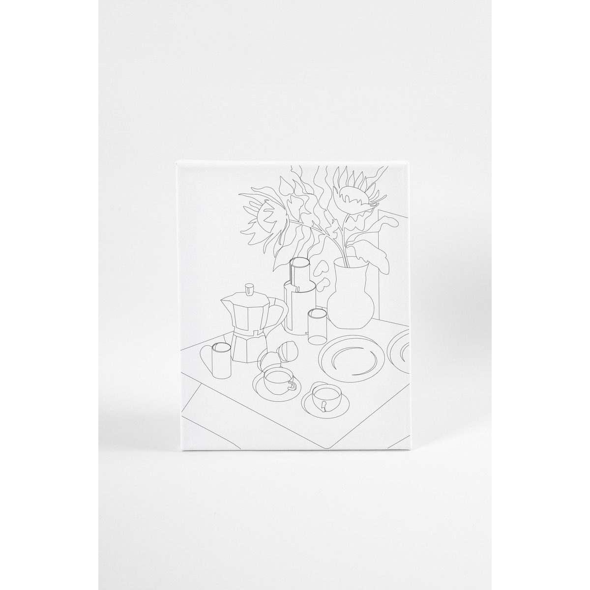 creativ company Leinwand creativ company Leinwand mit Vordruck Frühstückstisch 24x30cm