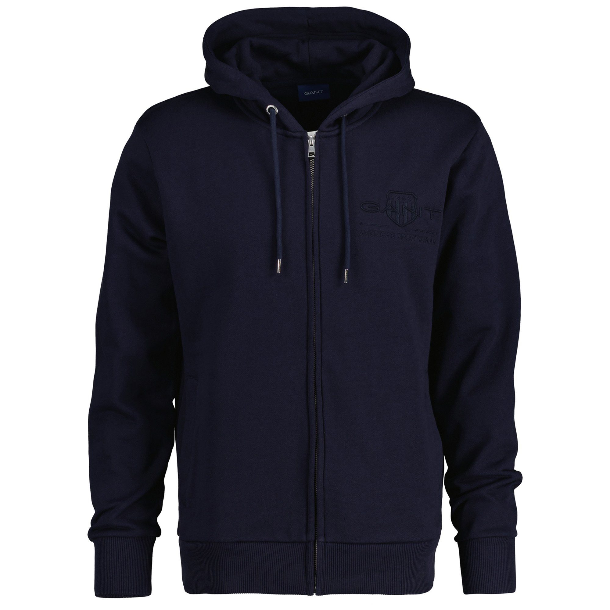 Gant Sweatshirt Herren Sweatjacke Baumwolle günstig online kaufen