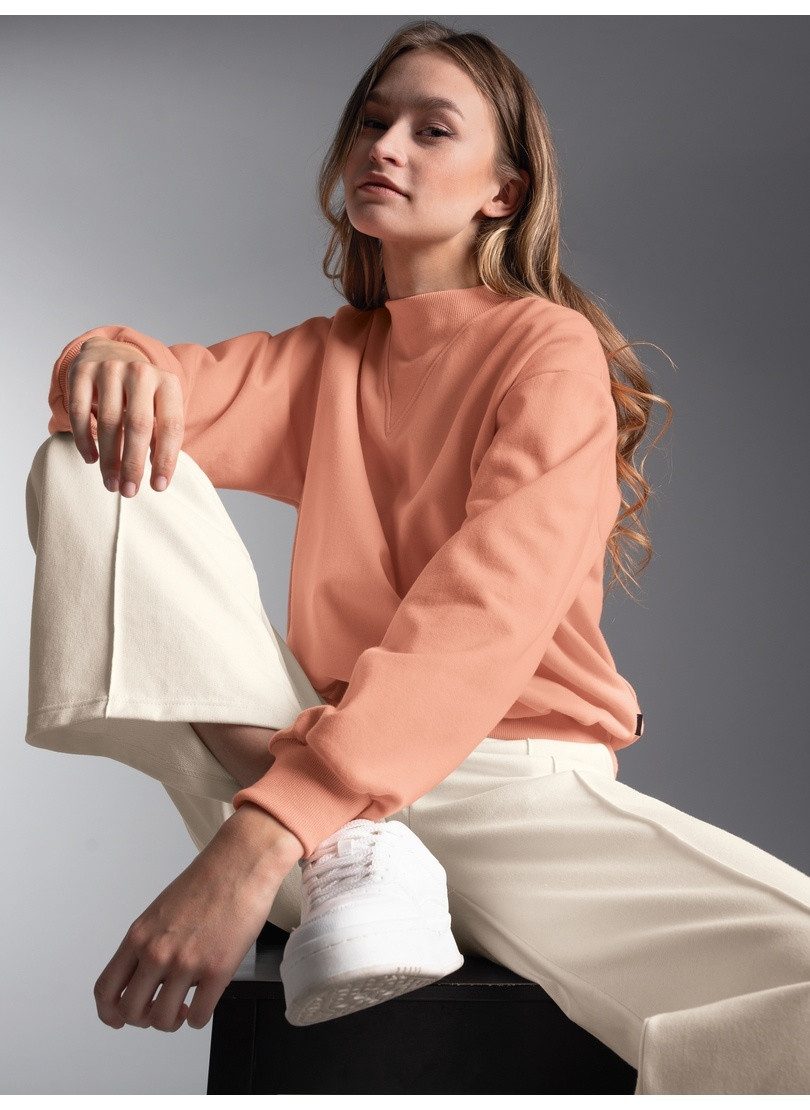Trigema Sweatshirt TRIGEMA Sweatshirt im modischen Oversize-Look