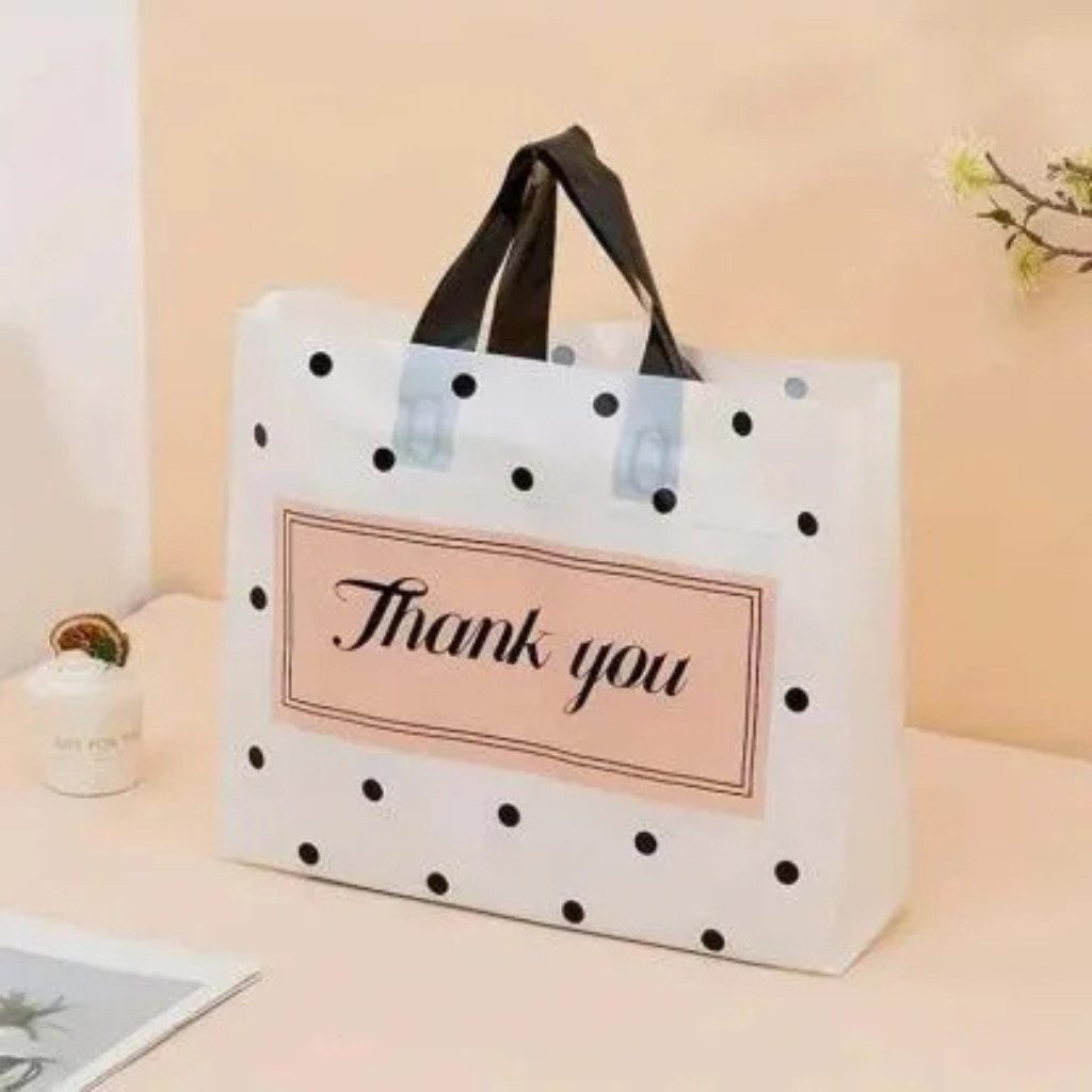 Beuteltasche Elegante Dankeschön-Taschen, Premium-Qualität (Packung, 1-tlg., Elegante Dankeschön-Taschen, Premium-Qualität), Stylischer Allrounder mit Dankeschön-Print