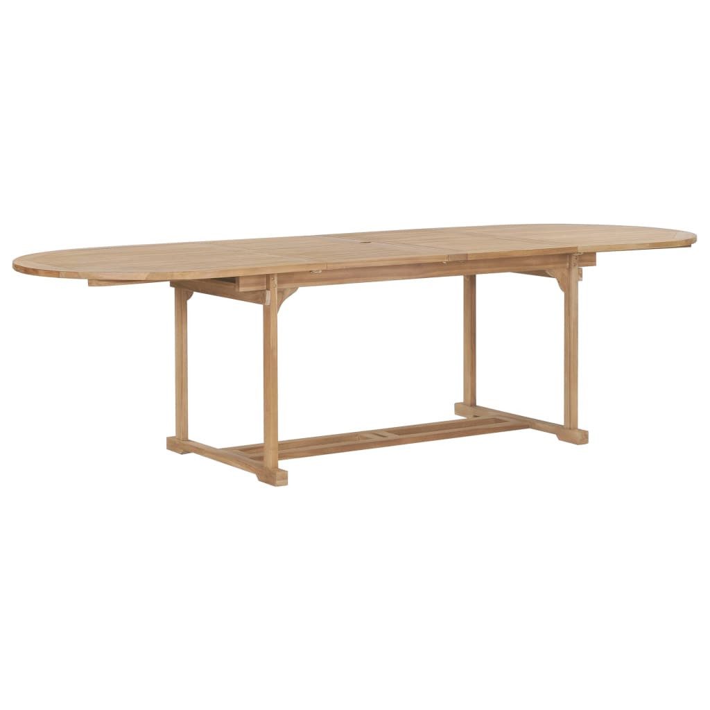 vidaXL Gartentisch, Ausziehbarer Gartentisch 180-280x100x75 cm günstig online kaufen