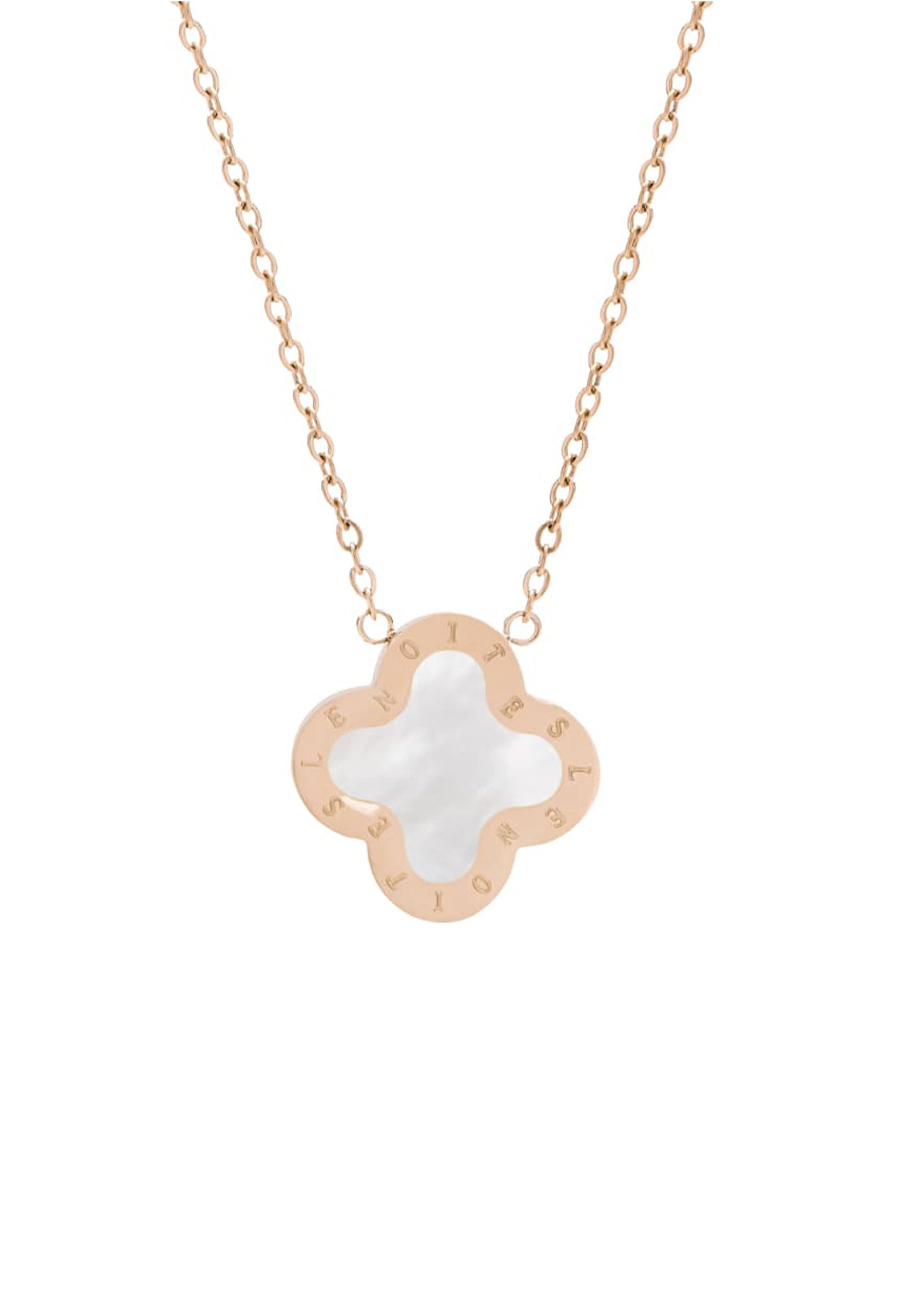 Lenoites Kette mit Anhänger Four-leaf Clover günstig online kaufen