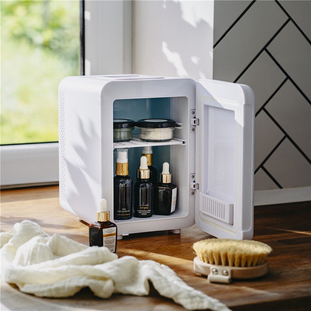 ADLER EUROPE Elektrische Kühlbox AD 8084w Mini Kühlschrank tragbare Kühlbox mit Warmhaltefunktion, 4 l, kompakter Getränkekühlschrank, Auto, Büro, Camping und K – Bild 2 von 5