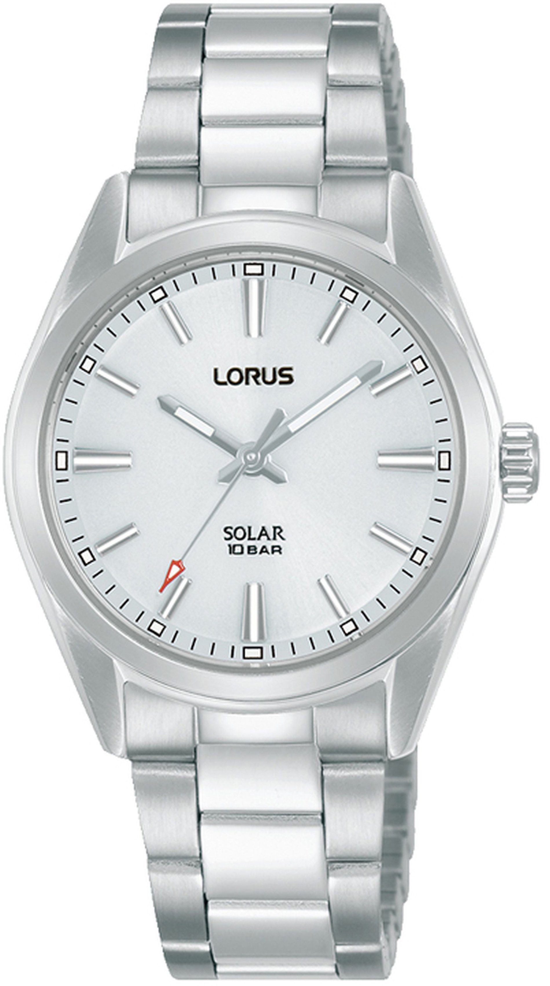 LORUS Solaruhr RY503AX9, Armbanduhr, Damenuhr, Edelstahlarmband