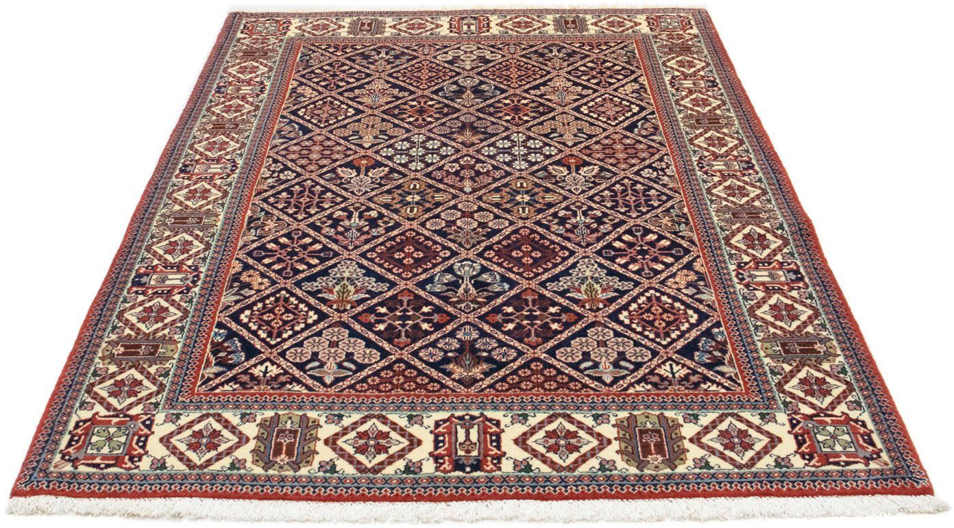 Orientteppich Perser - Nomadic - 200 x 132 cm - dunkelblau, morgenland, rechteckig, Höhe: 10 mm, Wohnzimmer, Handgeknüpft, Einzelstück mit Zertifikat