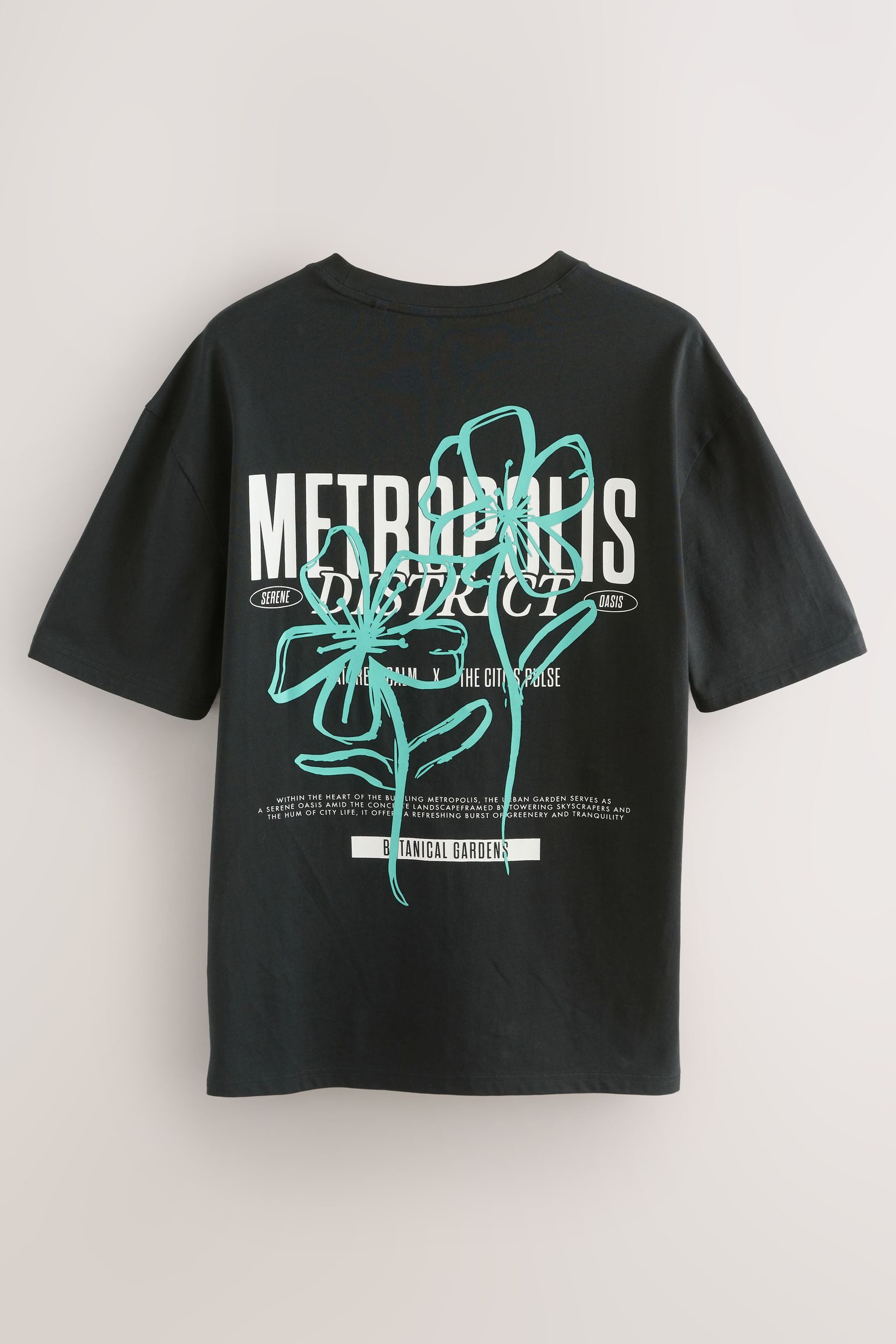 Next T-Shirt T-Shirt aus schwerem Stoff mit Grafik (1-tlg) günstig online kaufen