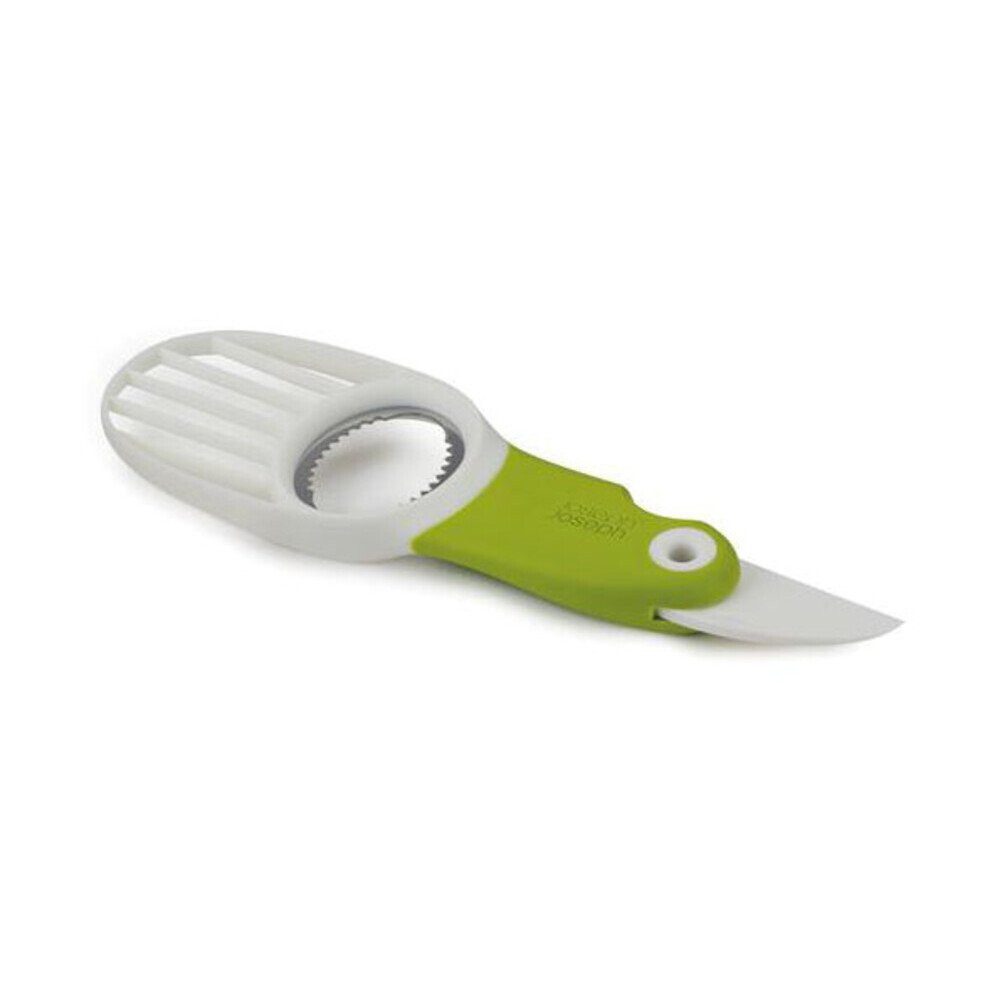 Joseph Joseph Gemüsemesser Avocado Messer 3 in 1 GoAvocado, Avocado Messer, 1,80cm, Edelstahl, grün