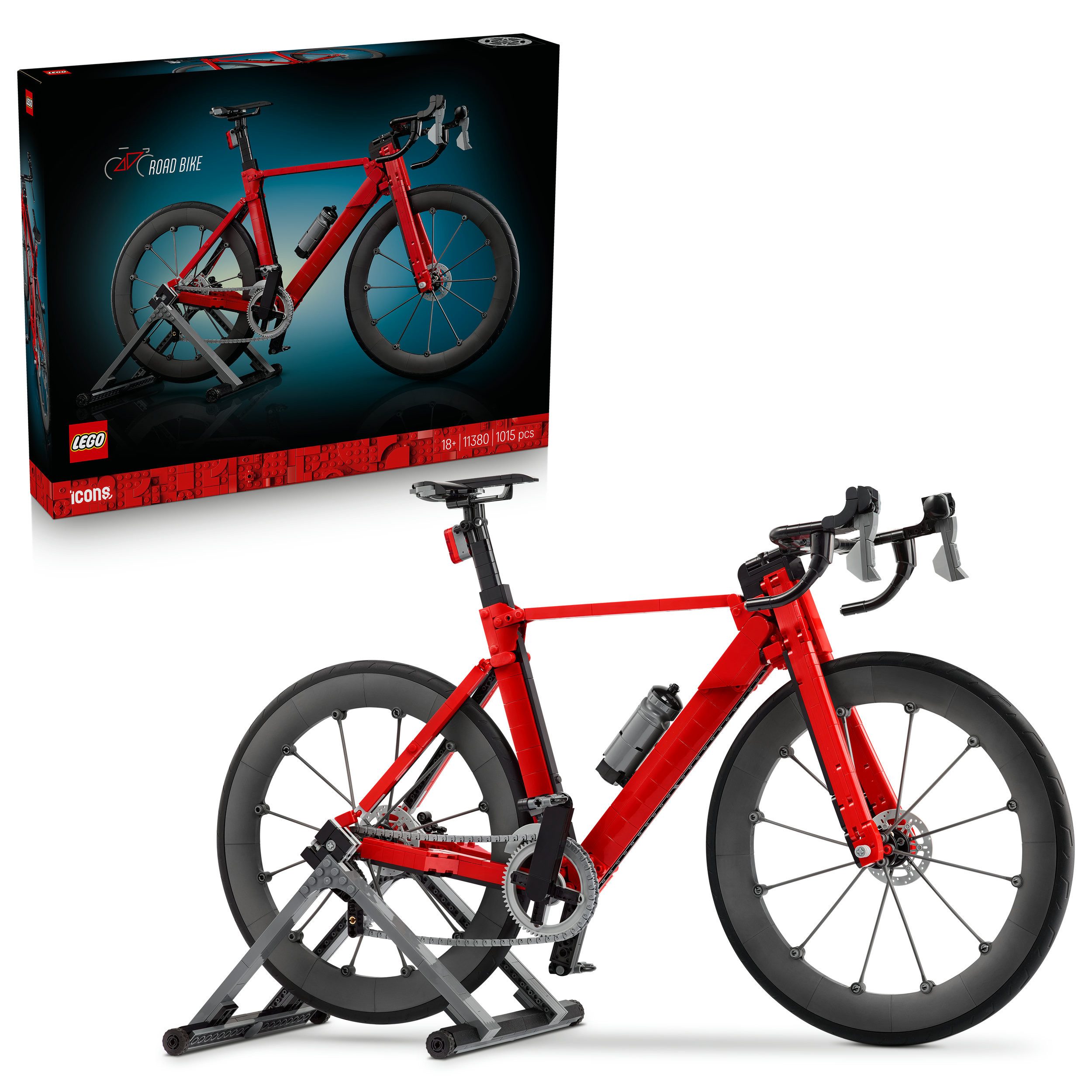 LEGO® Rennrad (11380), LEGO Icons Konstruktionsspielsteine, (1015 St), Made in Europe