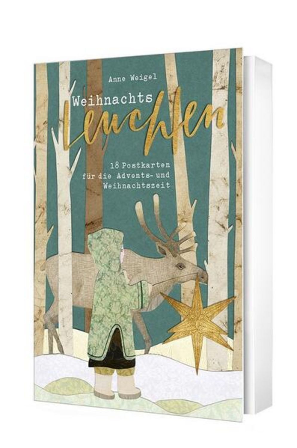 Weihnachtsleuchten - Postkartenset / diverse