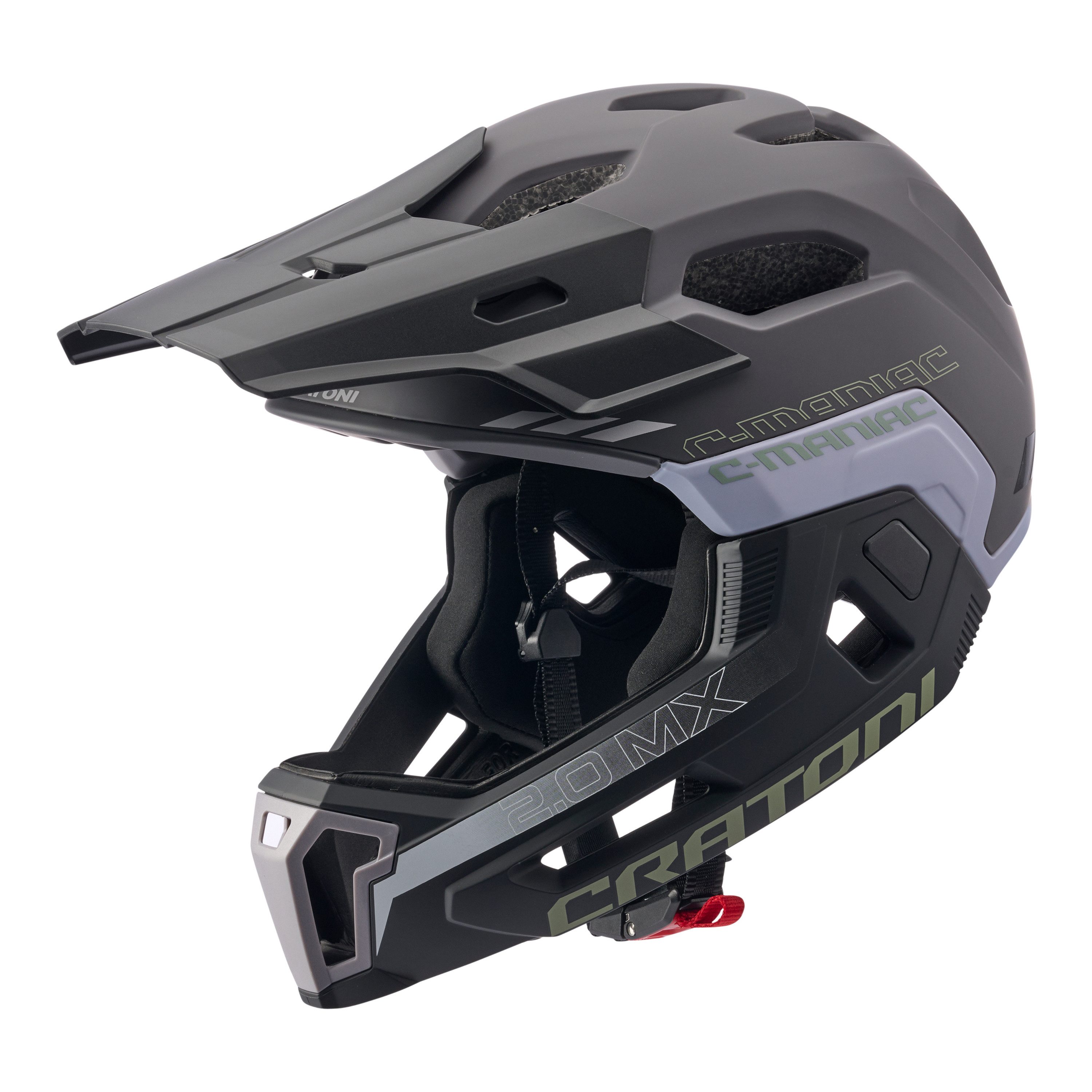 Cratoni Fahrradhelm C-Maniac 2.0 MX Fullfacehelm Downhill Freeride