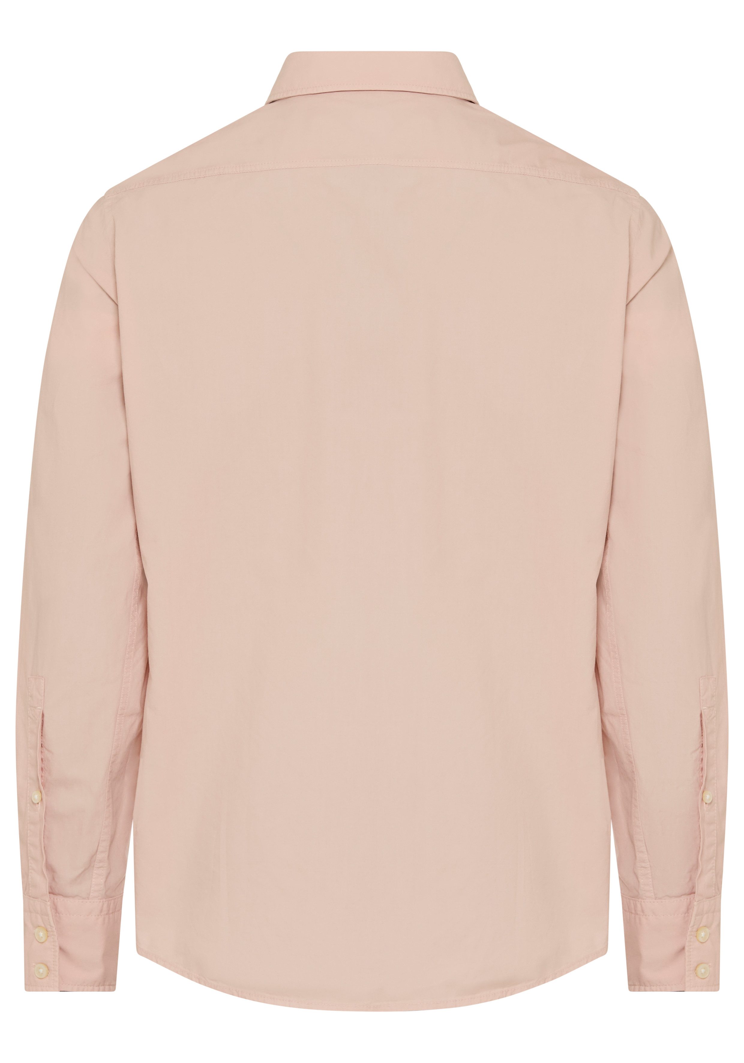BOSS ORANGE Langarmhemd Relegant Regular Fit Baumwolle mit BOSS Stickerei und klassischem Kent Kragen