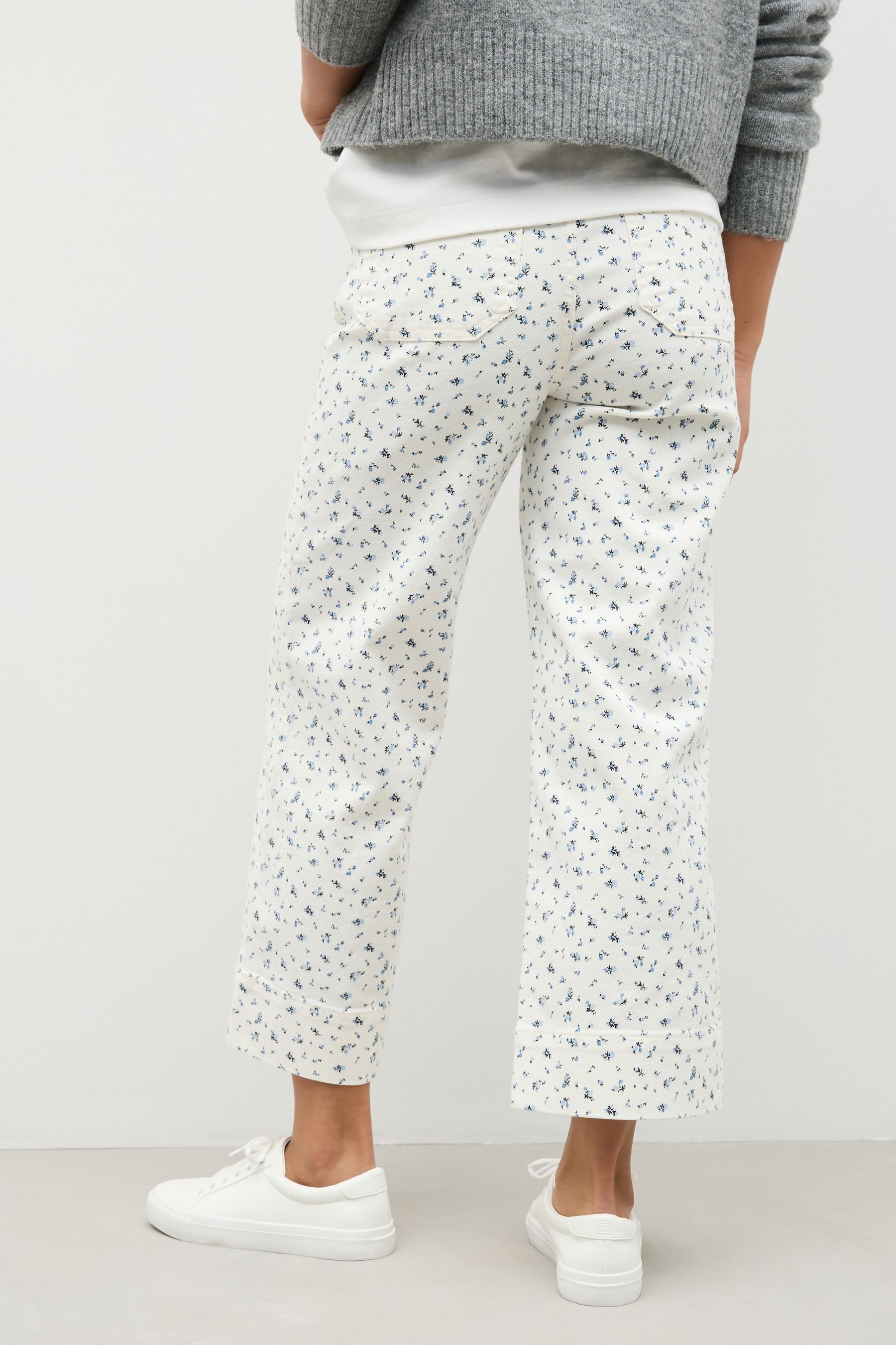 Next Caprijeans Kurze Jeans mit aufgesetzten günstig online kaufen