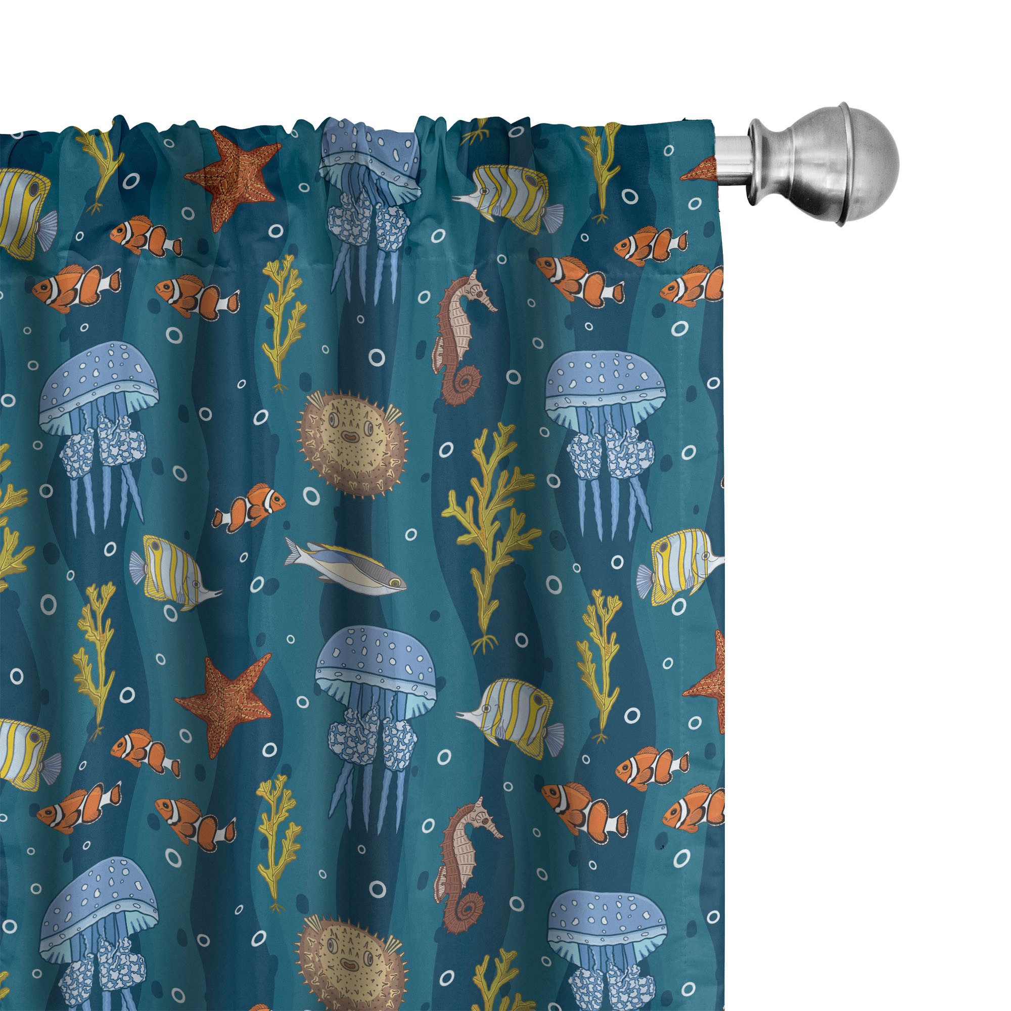 Abakuhaus Gardine Vorhang für Wohnzimmer Schlafzimmer Dekor, Microfaser, Un günstig online kaufen