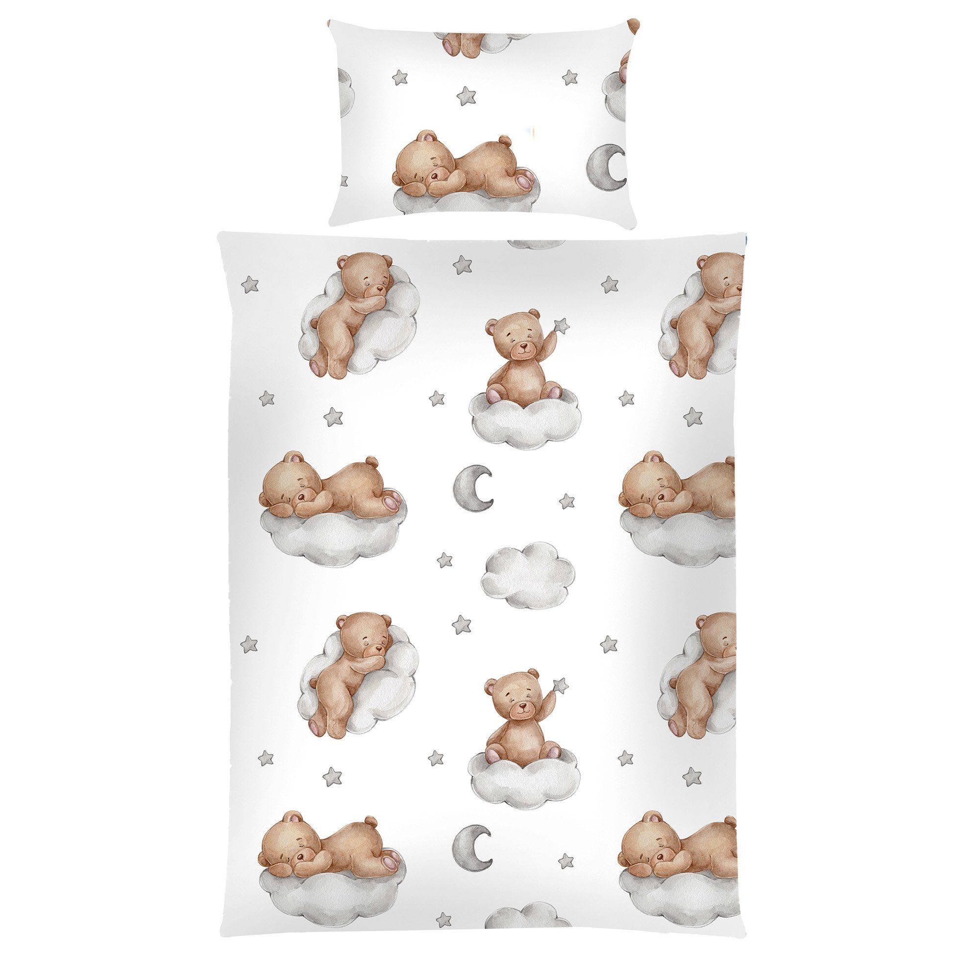 Bestgoodies Kinderbettdecke + Kopfkissen Kinder Betten-Set inkl. Bettwäsche günstig online kaufen