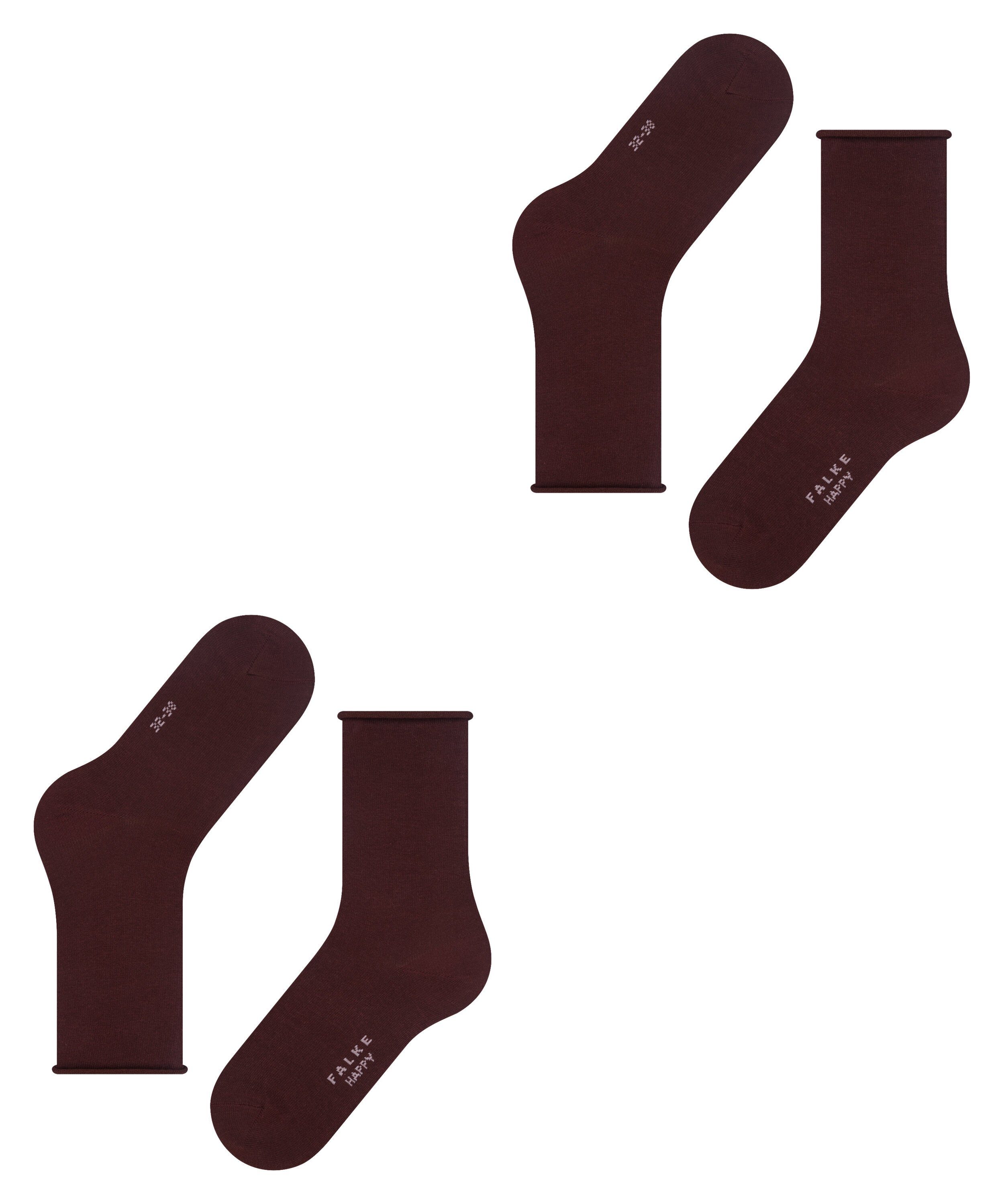 FALKE Socken FALKE Happy 2-Pack Damen (2-Paar) Set aus 2 Paar Baumwollstrümpfen – Bild 5 von 5