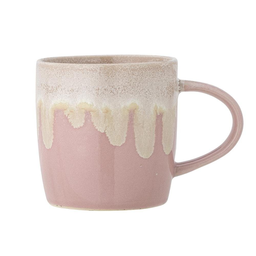 Bloomingville Tasse Louisa, Steingut, in Rose, 310ml