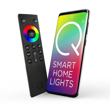 Paul Neuhaus Smarte LED-Leuchte LED Deckenleuchte Q - MIRAN Smart Home, Smart Home, CCT-Farbtemperaturwechsel, RGB-Farbwechsel, Dimmfunktion, Memoryfunktion, mit Leuchtmittel, RGB + CCT Farbwechsel, dimmbar per Fernbedienung