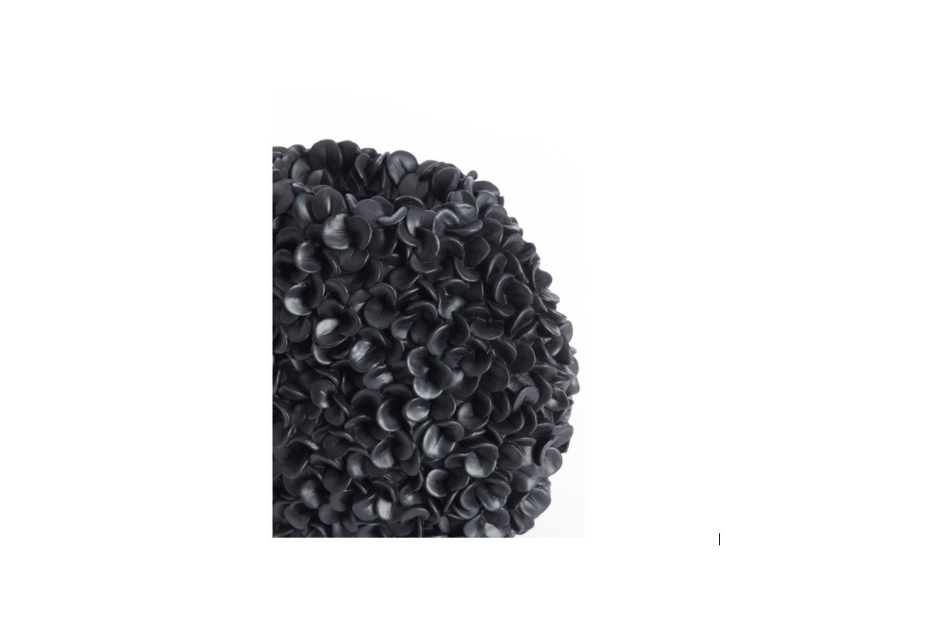 Light & Living Dekovase L&L Vase deco 44x20,5x38,5 cm PHYLIA matt schwarz günstig online kaufen