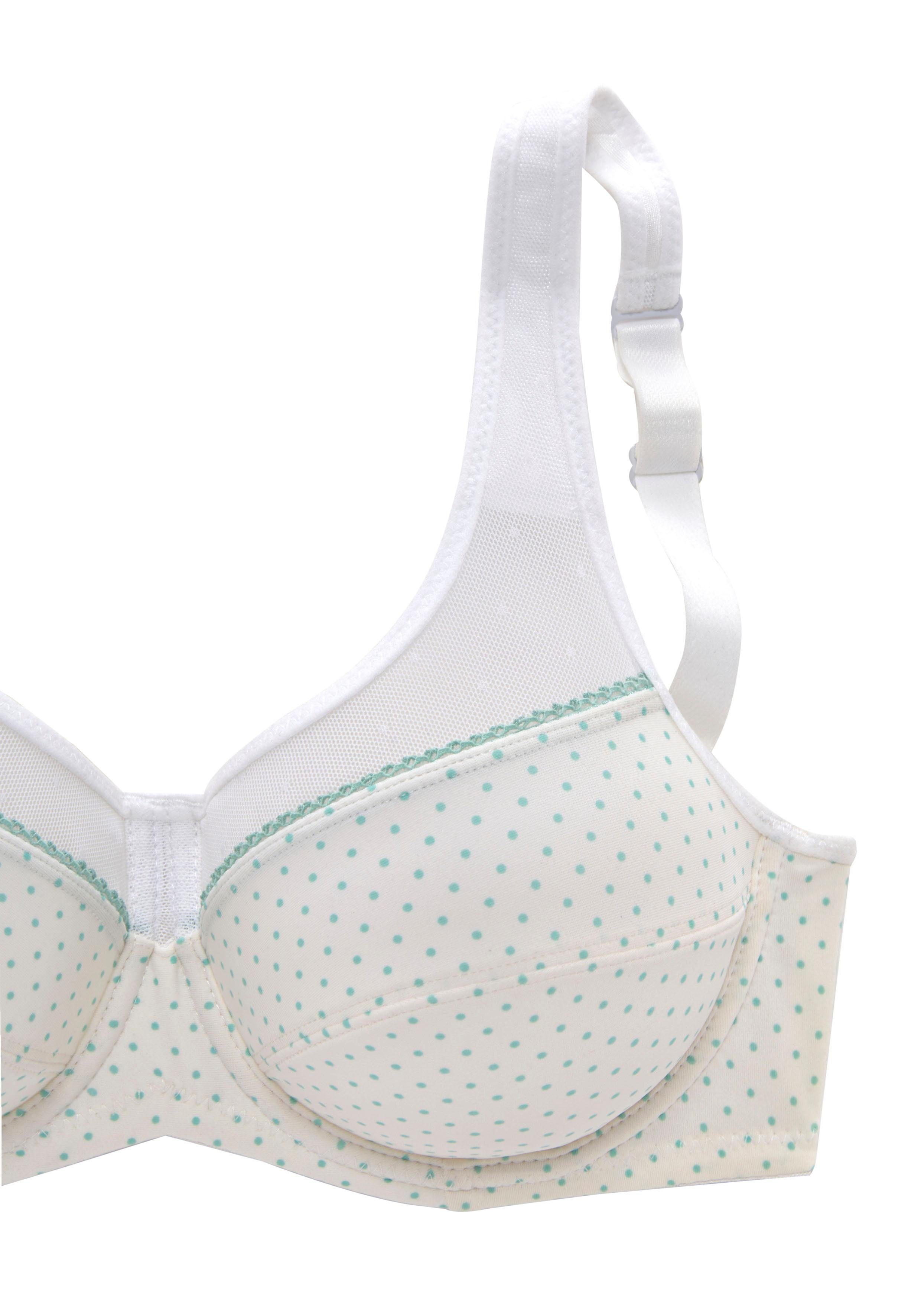 petite fleur by Lascana Bügel-BH (Packung, 2 Stück) mit Netzeinsätzen – auch ideal für große Größen – Bild 4 von 5
